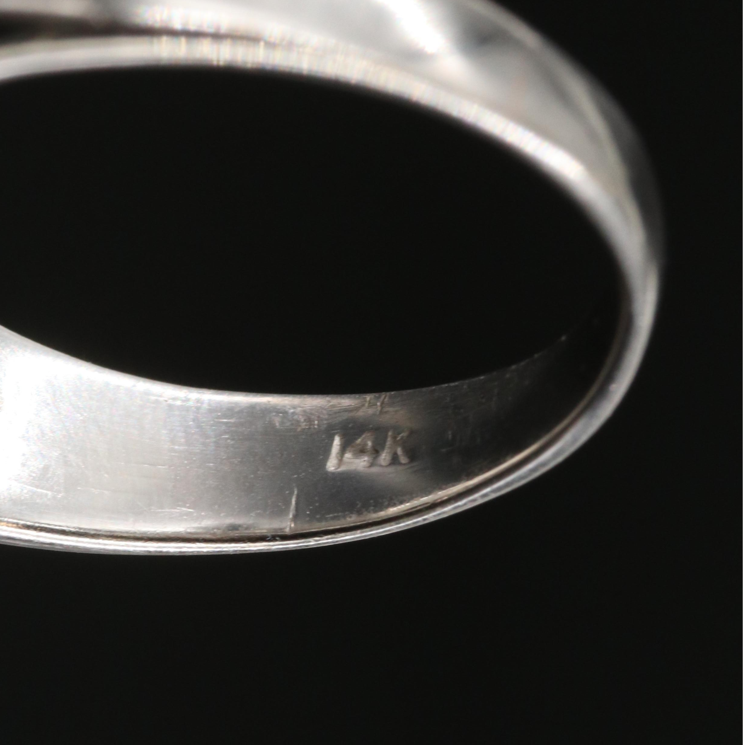 14K Ruby and Diamond Ring