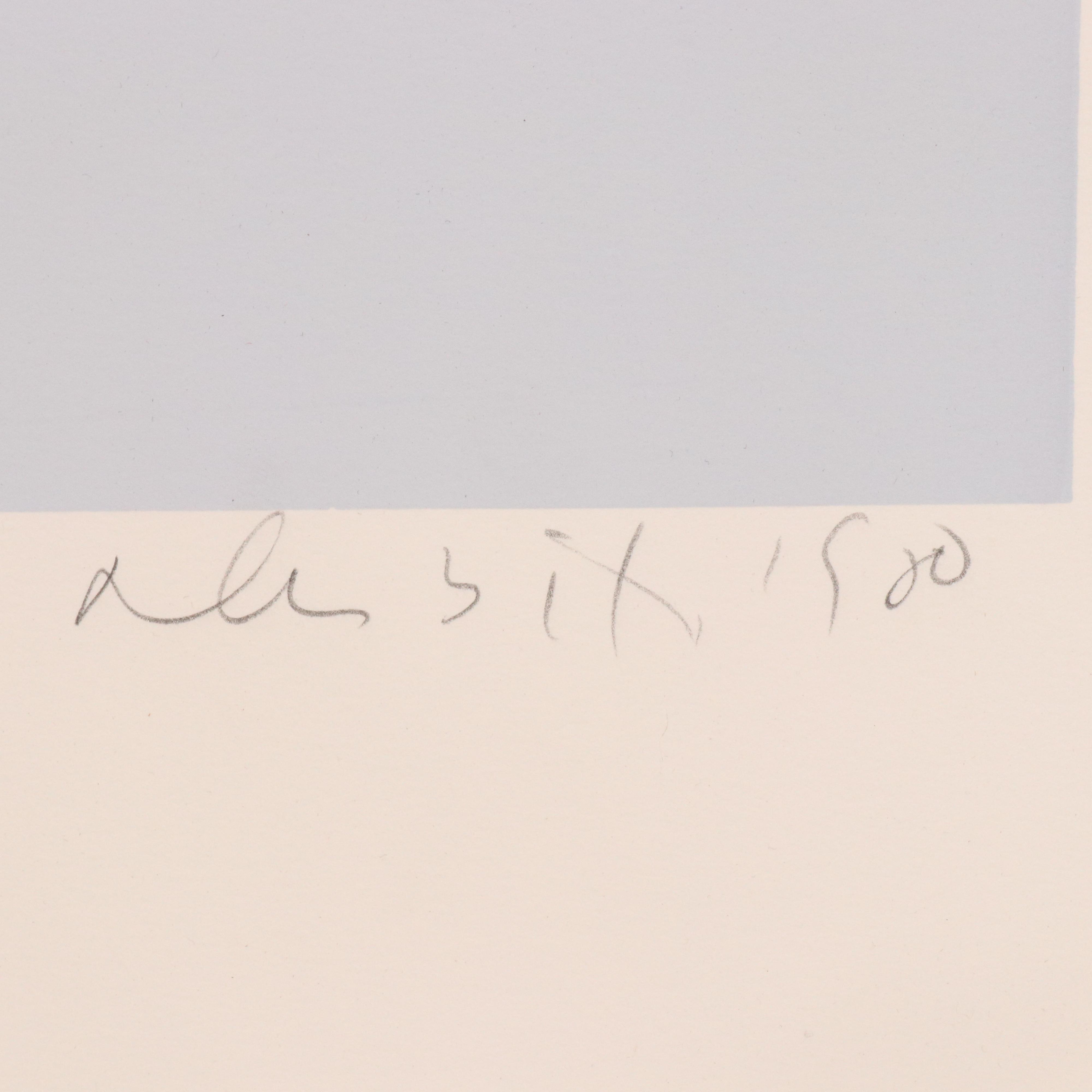 Lowell Blair Nesbitt Serigraph "Red Rose," 1980