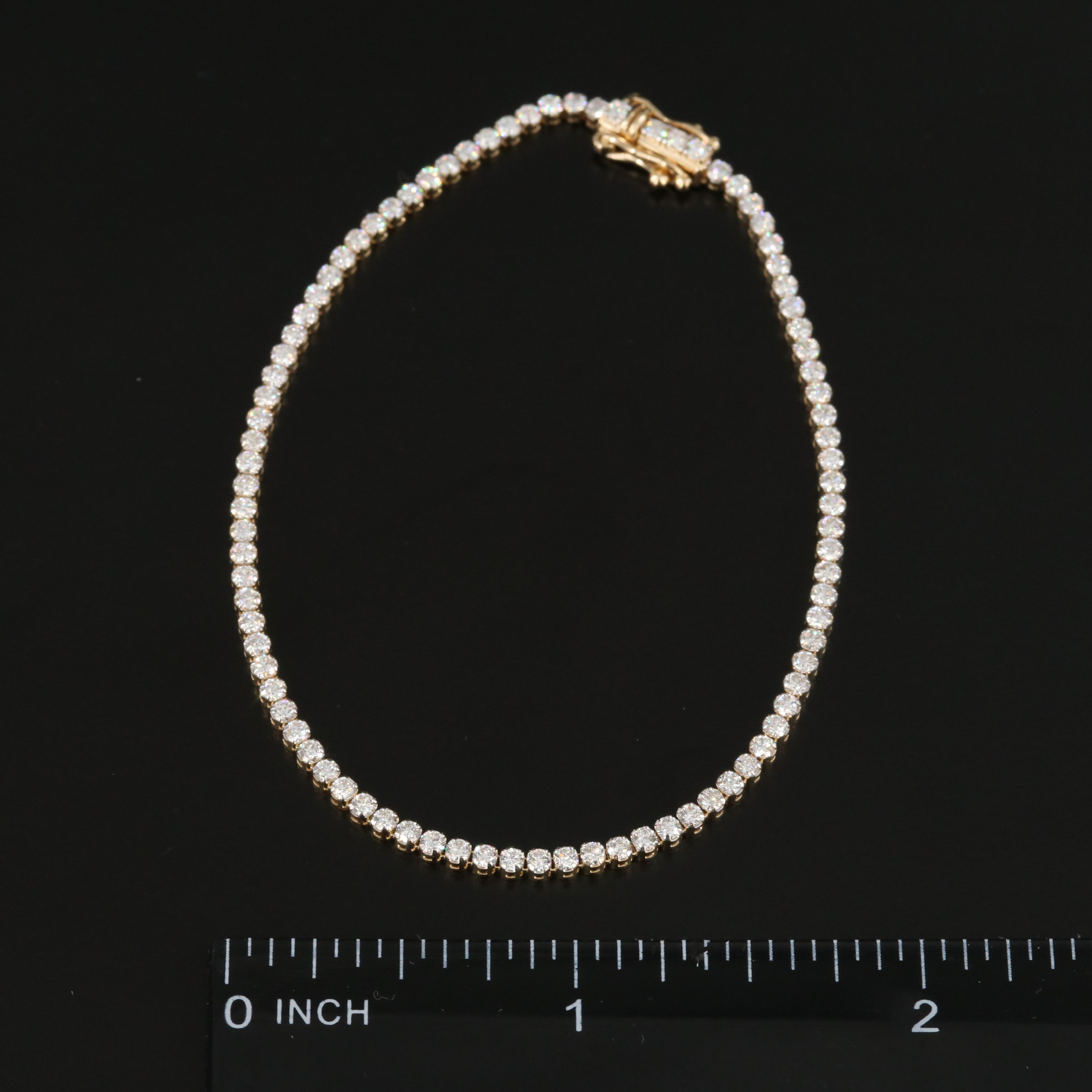 14K 2.00 CTW Lab Grown Diamond Bracelet