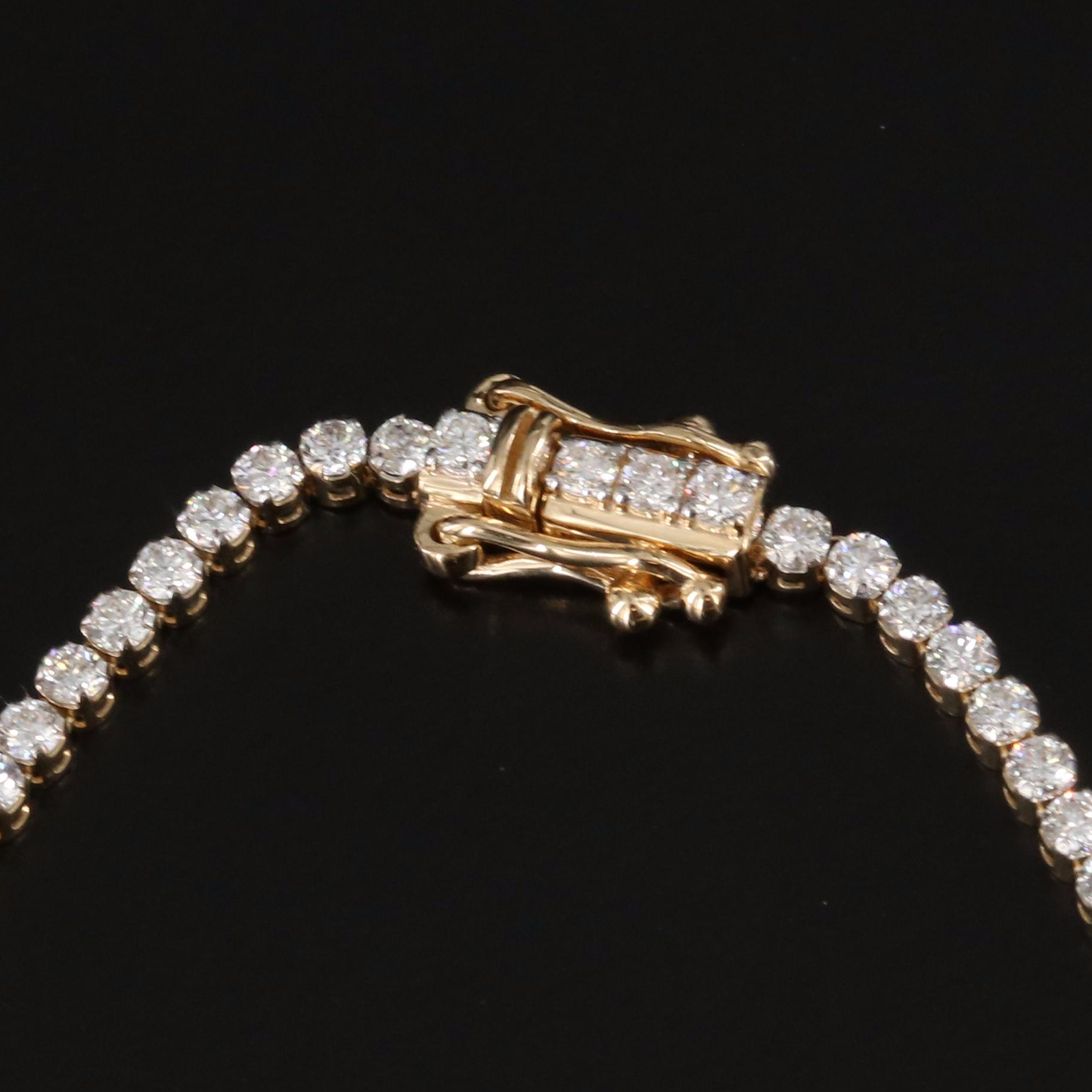 14K 2.00 CTW Lab Grown Diamond Bracelet