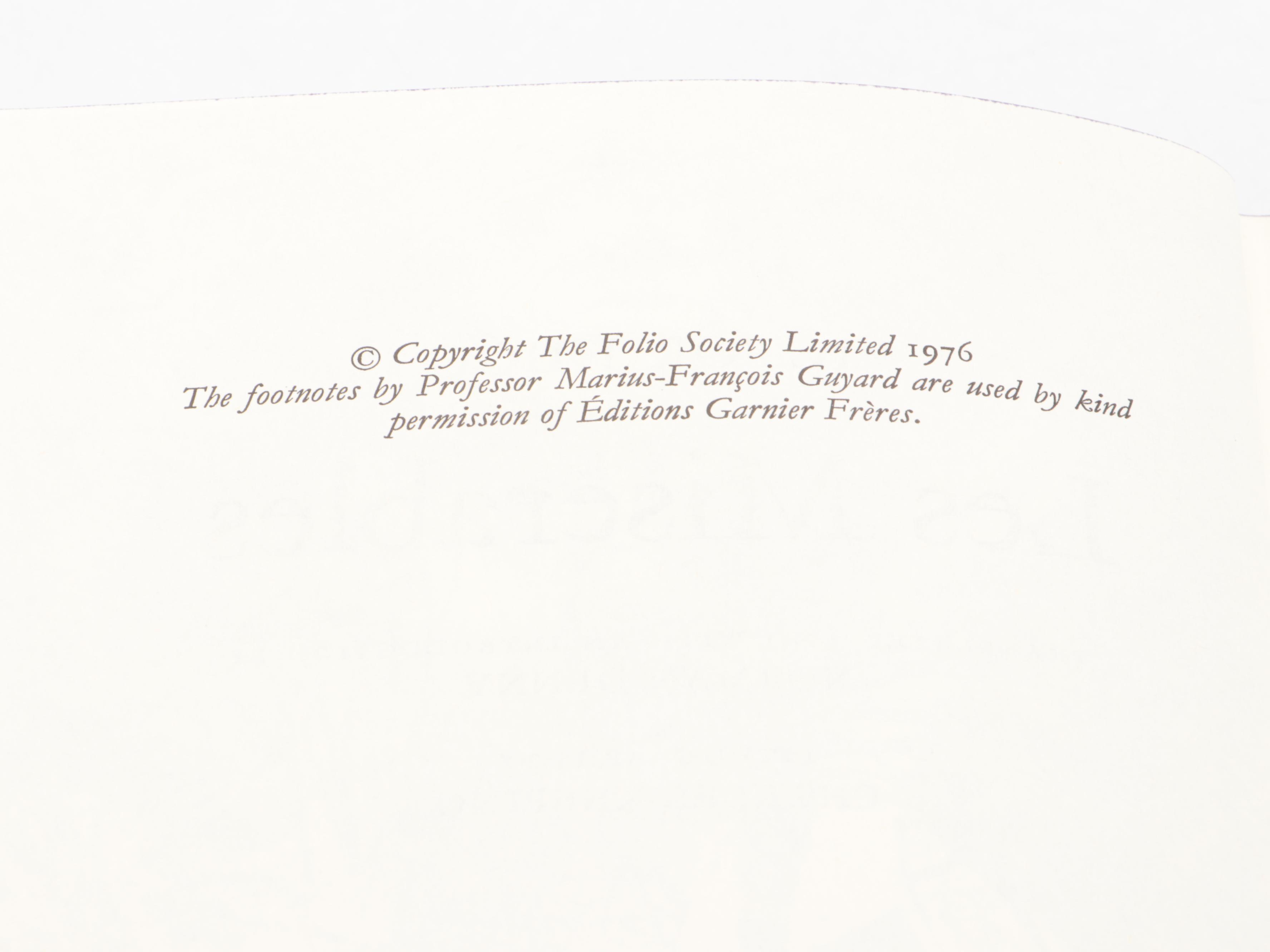 Folio Society "Les Misérables" by Victor Hugo and "Middlemarch" by George Eliot