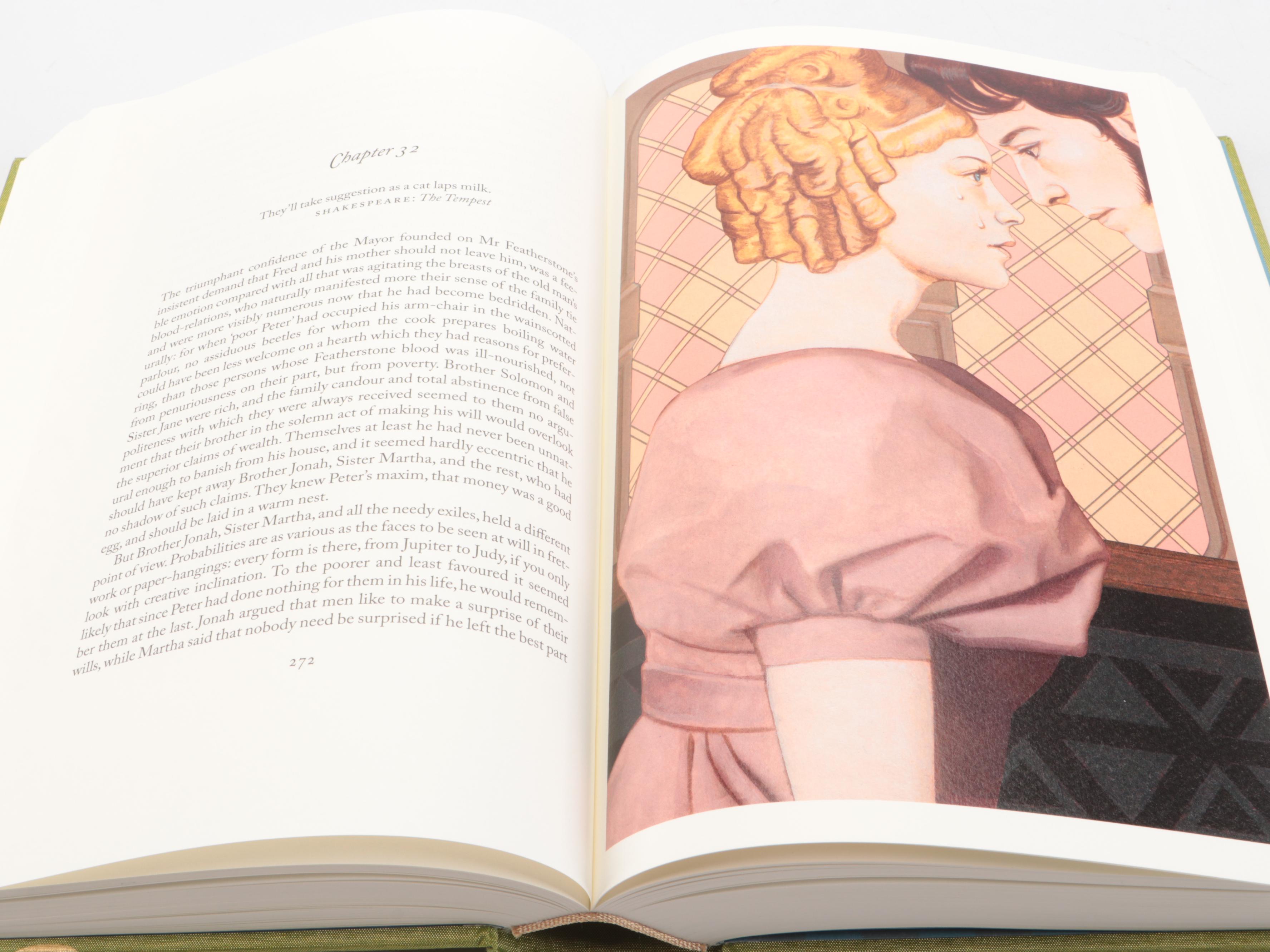 Folio Society "Les Misérables" by Victor Hugo and "Middlemarch" by George Eliot