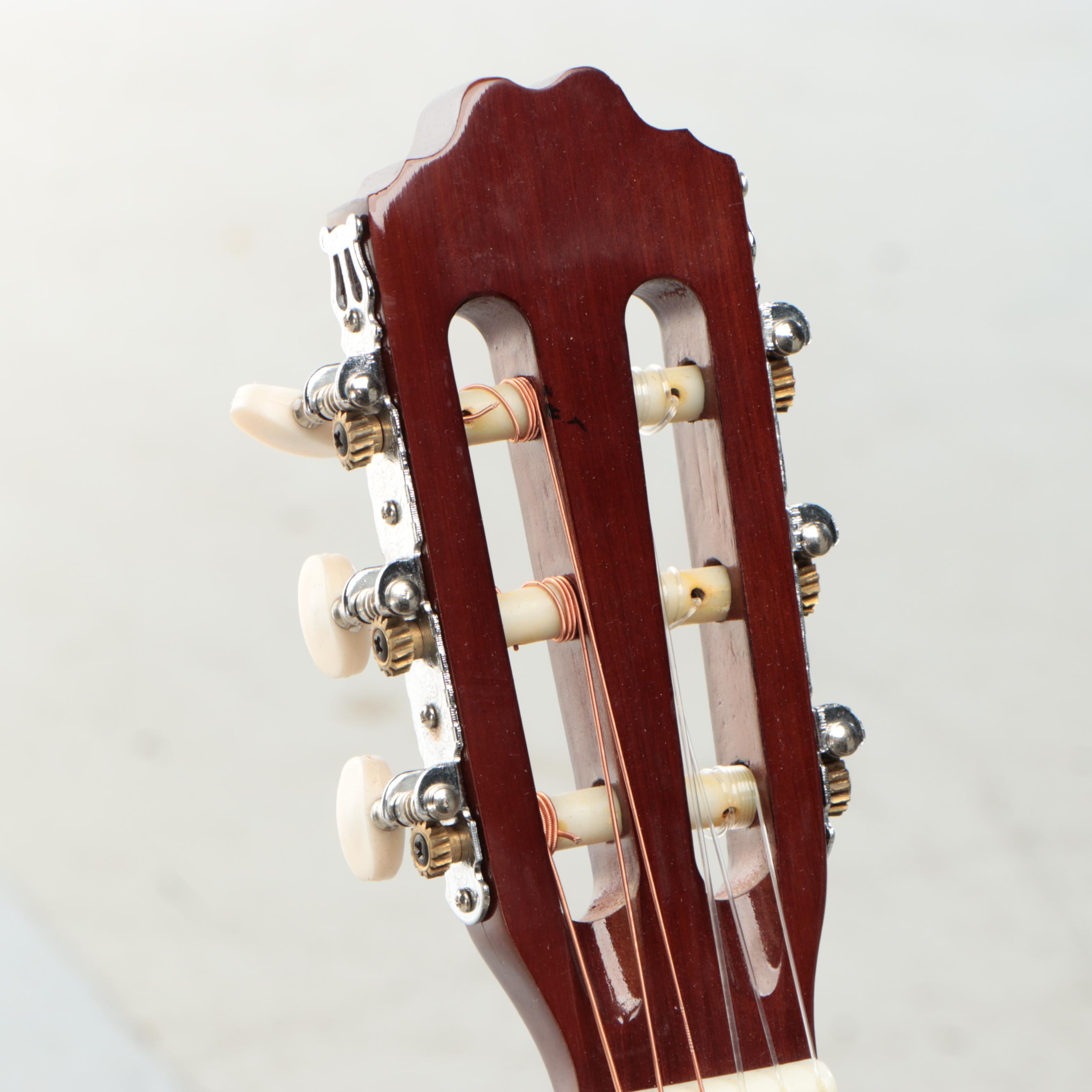 Castilla Classical Acoustic Guitar with Hardside Travel Case