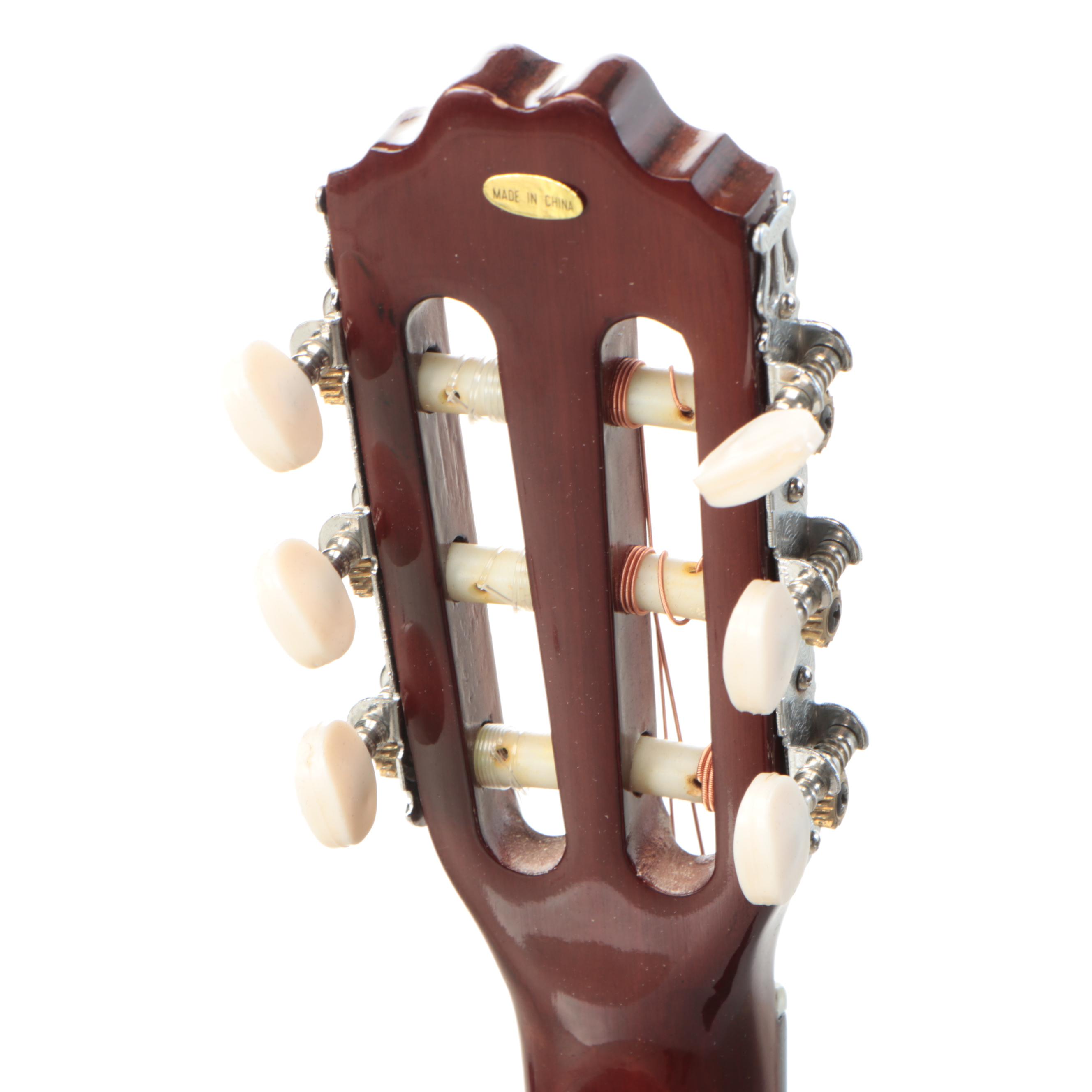 Castilla Classical Acoustic Guitar with Hardside Travel Case