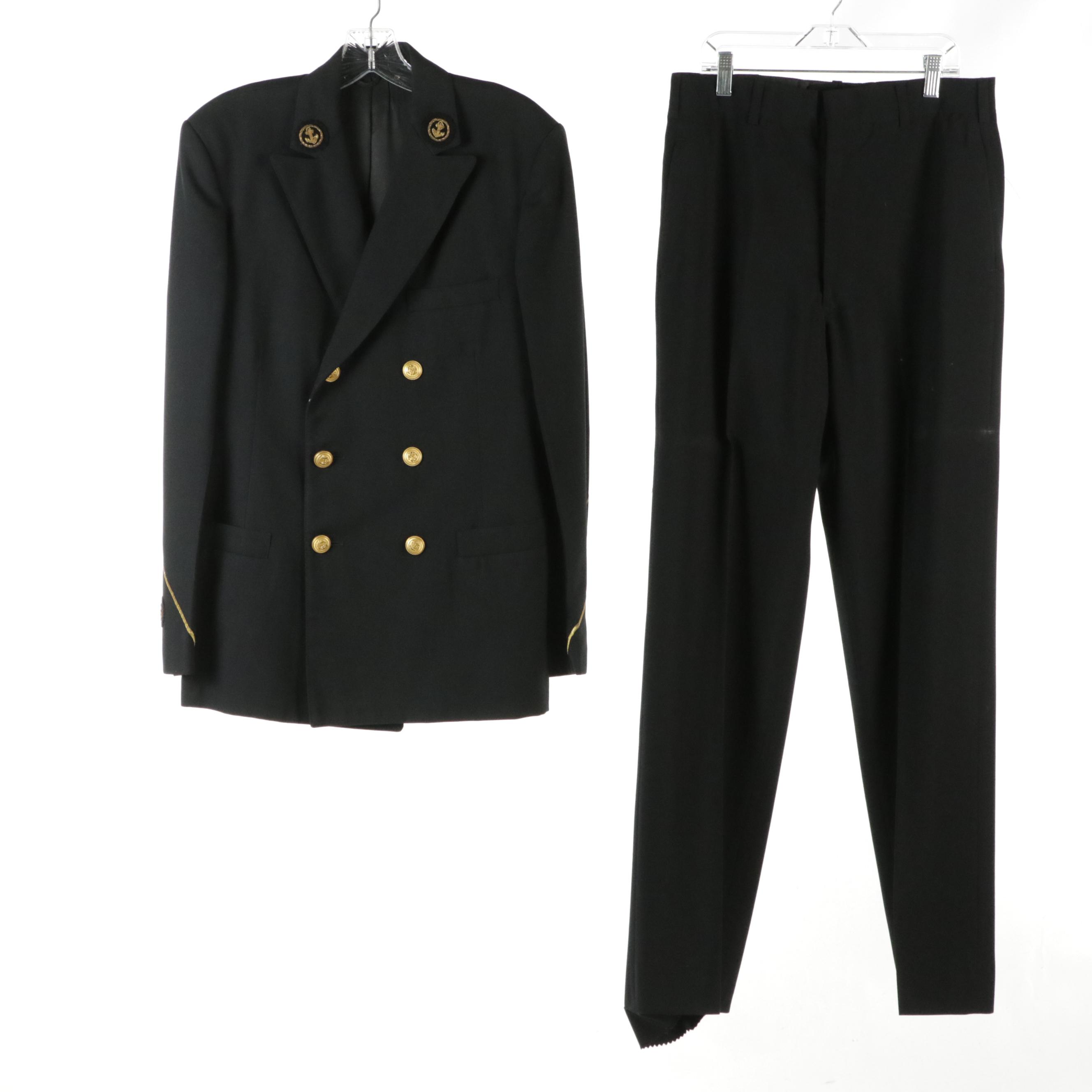 U.S. Navy and U.S. Merchant Marine Academy Service and Service Dress Uniforms