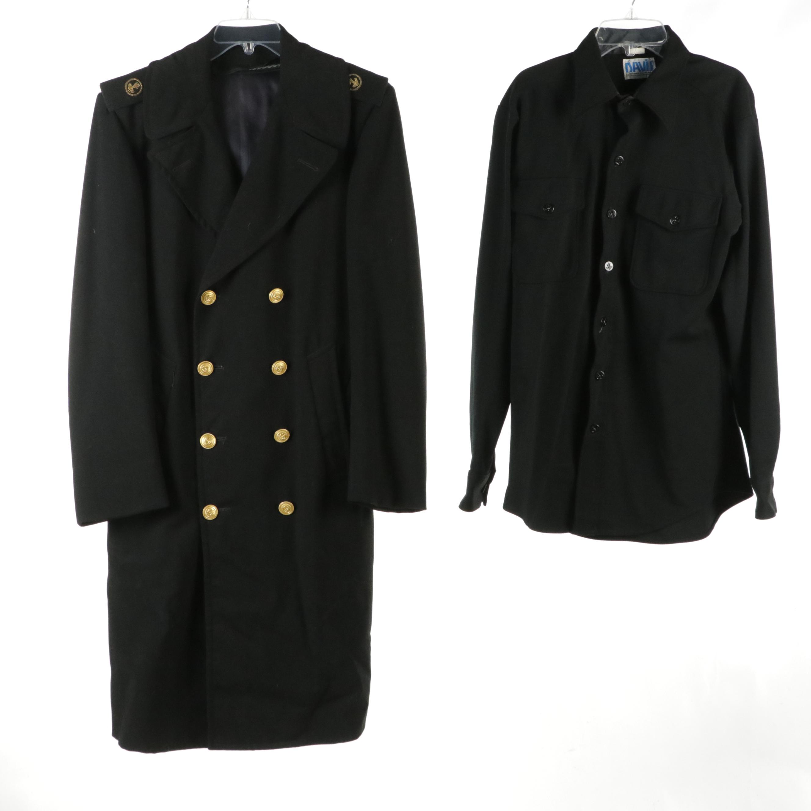 U.S. Navy and U.S. Merchant Marine Academy Service and Service Dress Uniforms