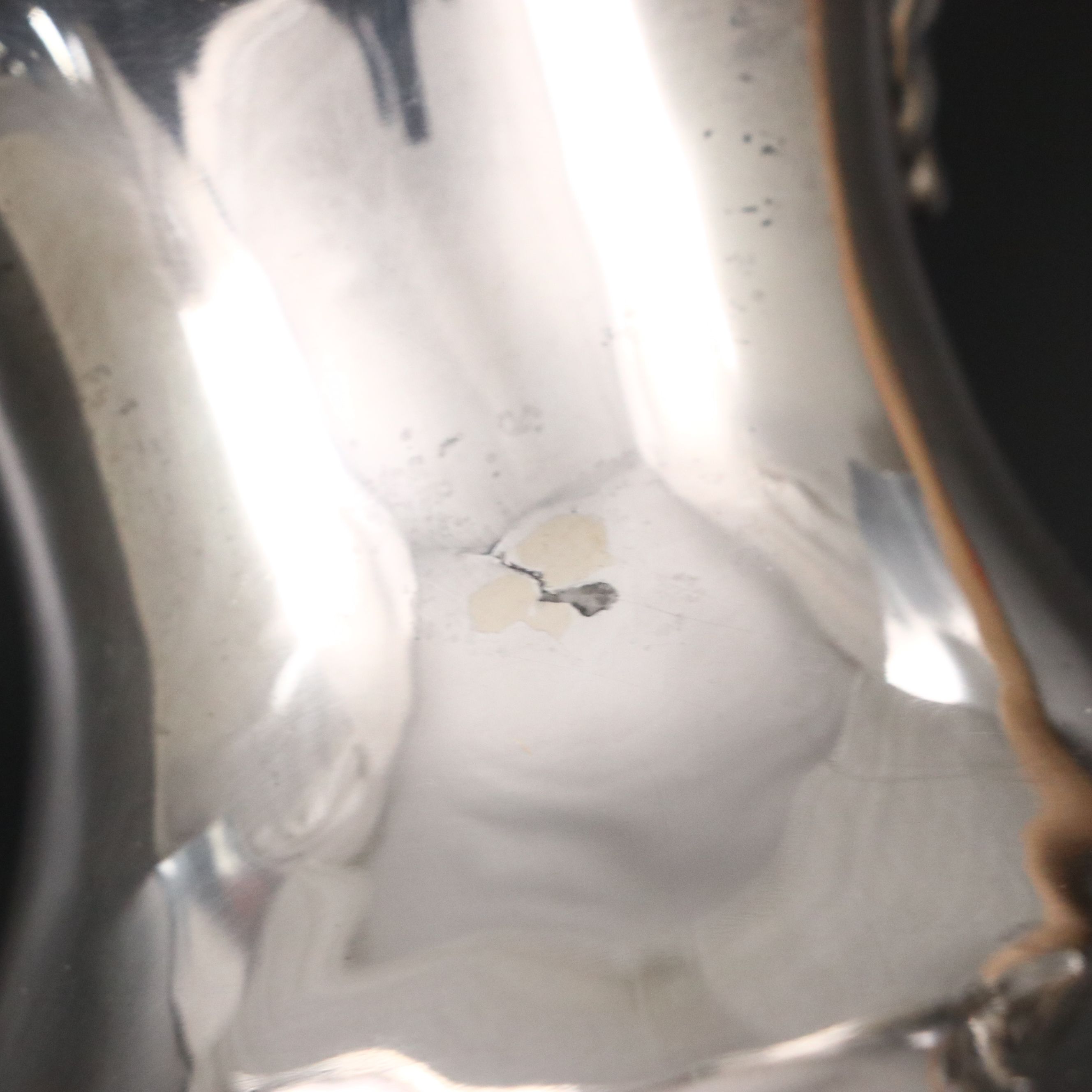 English George III Sterling Silver Hot Water Pot,  Late 18th/Early 19th Century