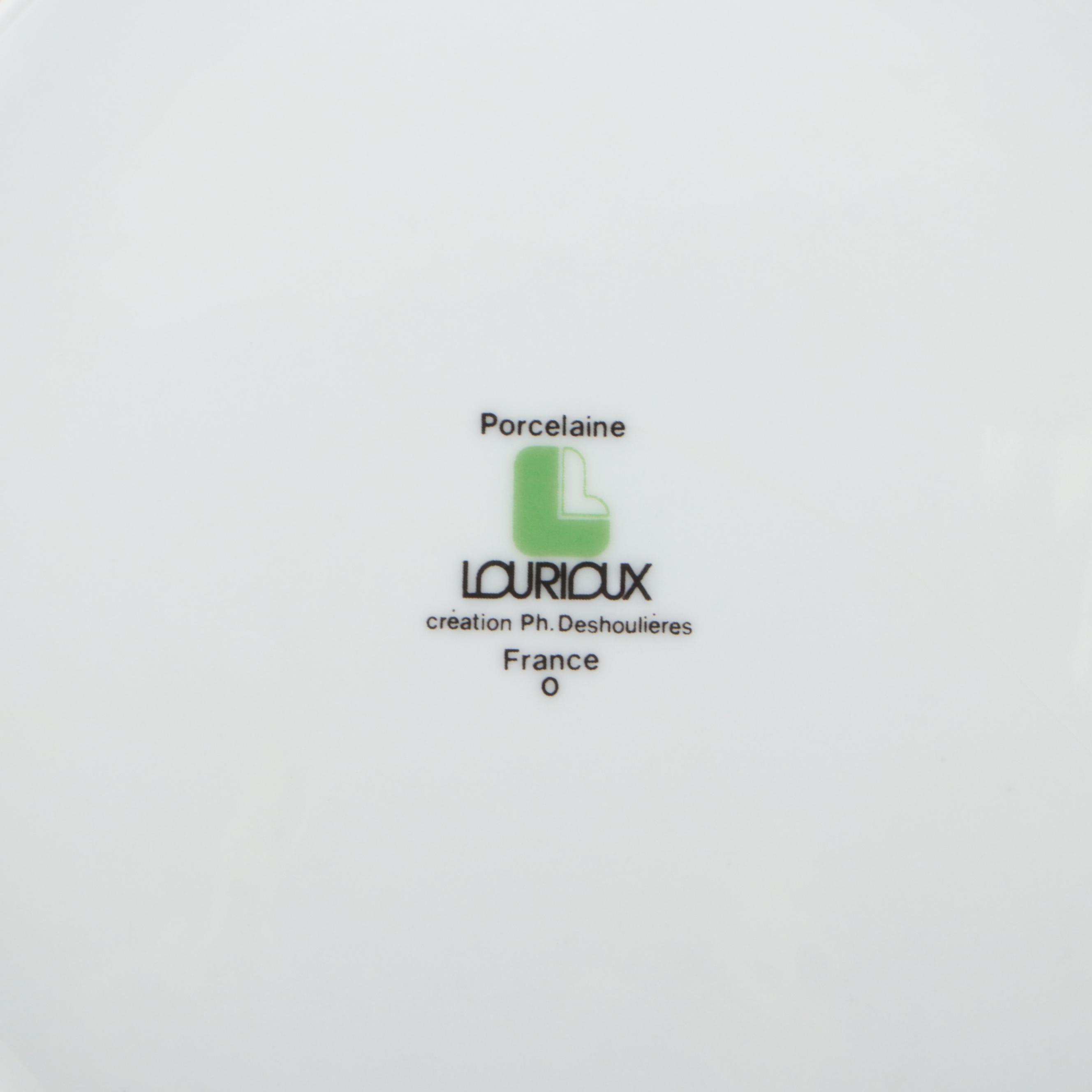 Louis Lourioux "Wildflower" Porcelain Dinnerware, 1990-2002