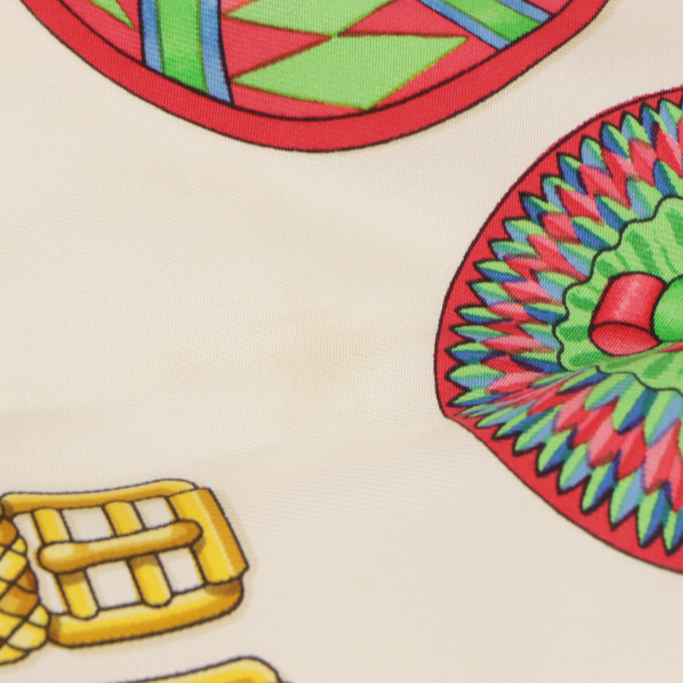 Hermès "Les Rubans du Cheval" Scarf 90 in Silk Twill