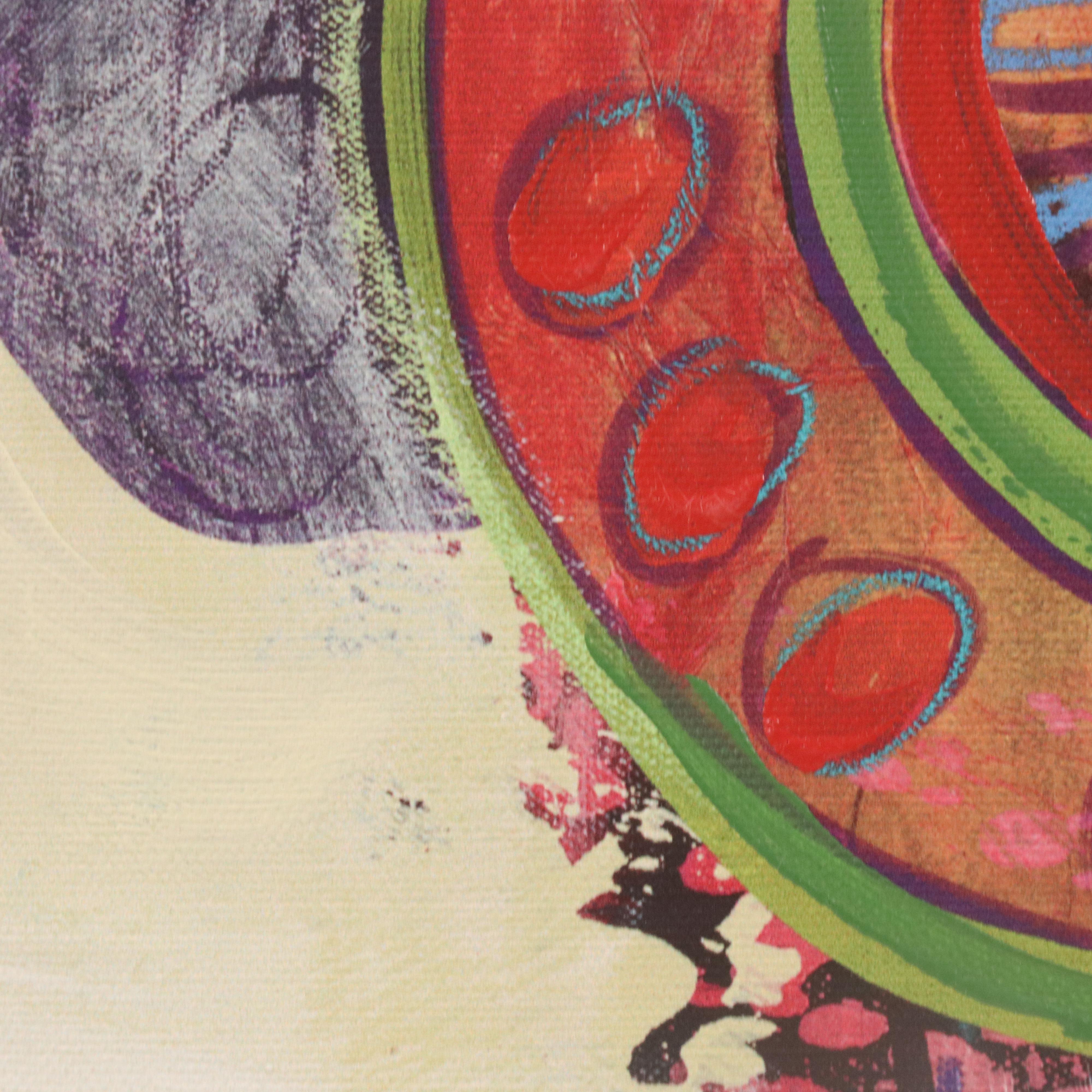 Embellished Giclée After Leila "Trees," 21st Century