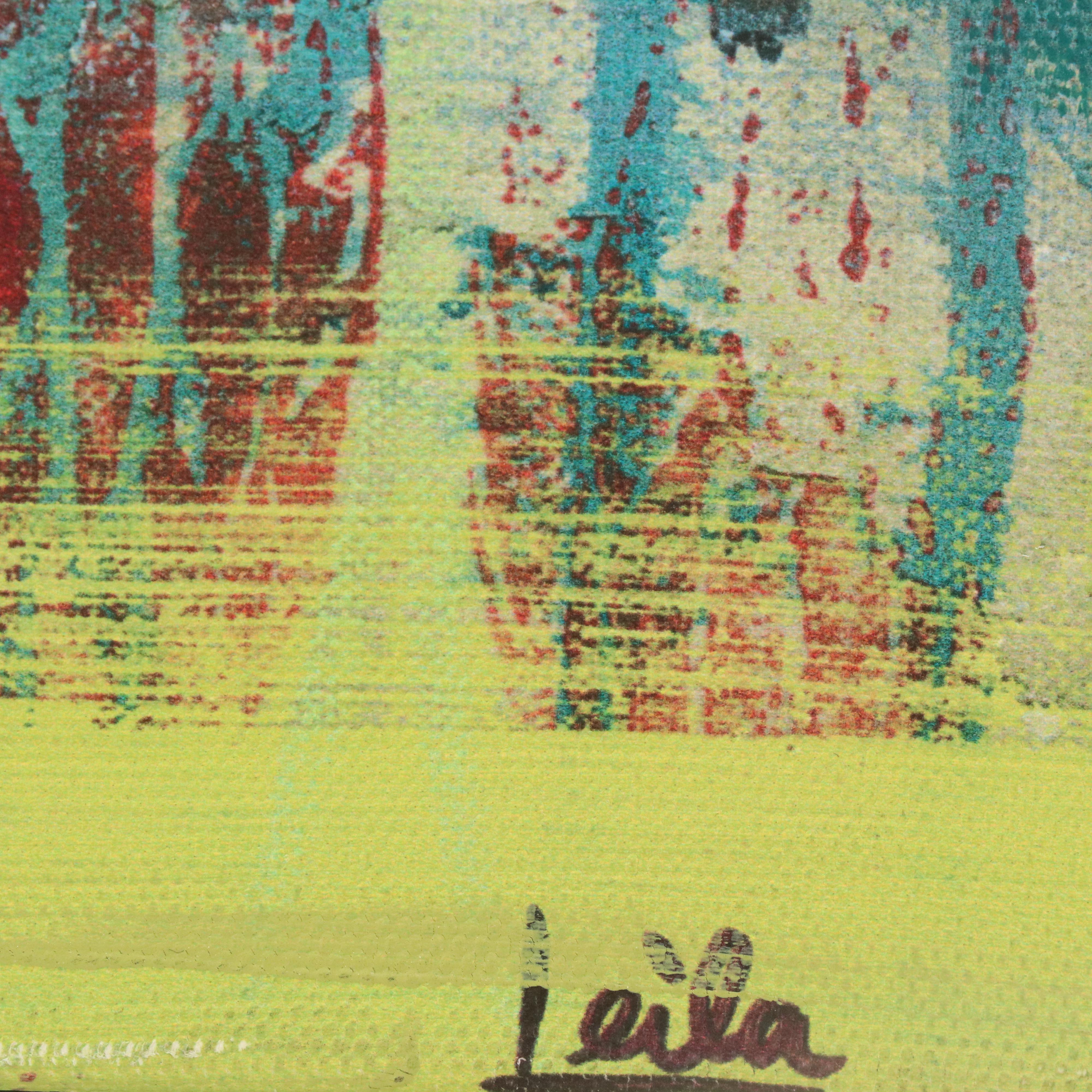 Embellished Giclée After Leila "Trees," 21st Century