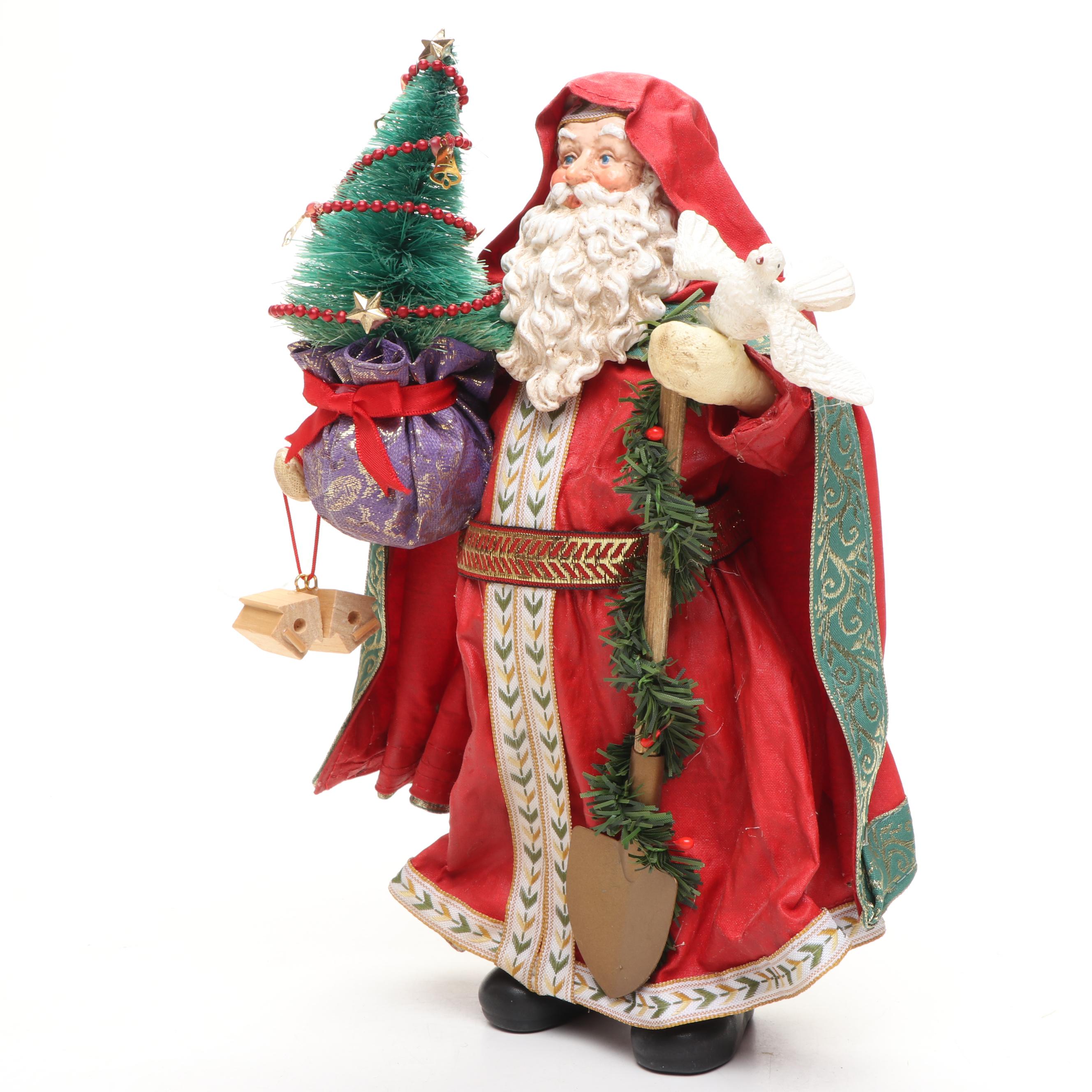 Vintage Lynn Haney and Other Santa Claus Figurines