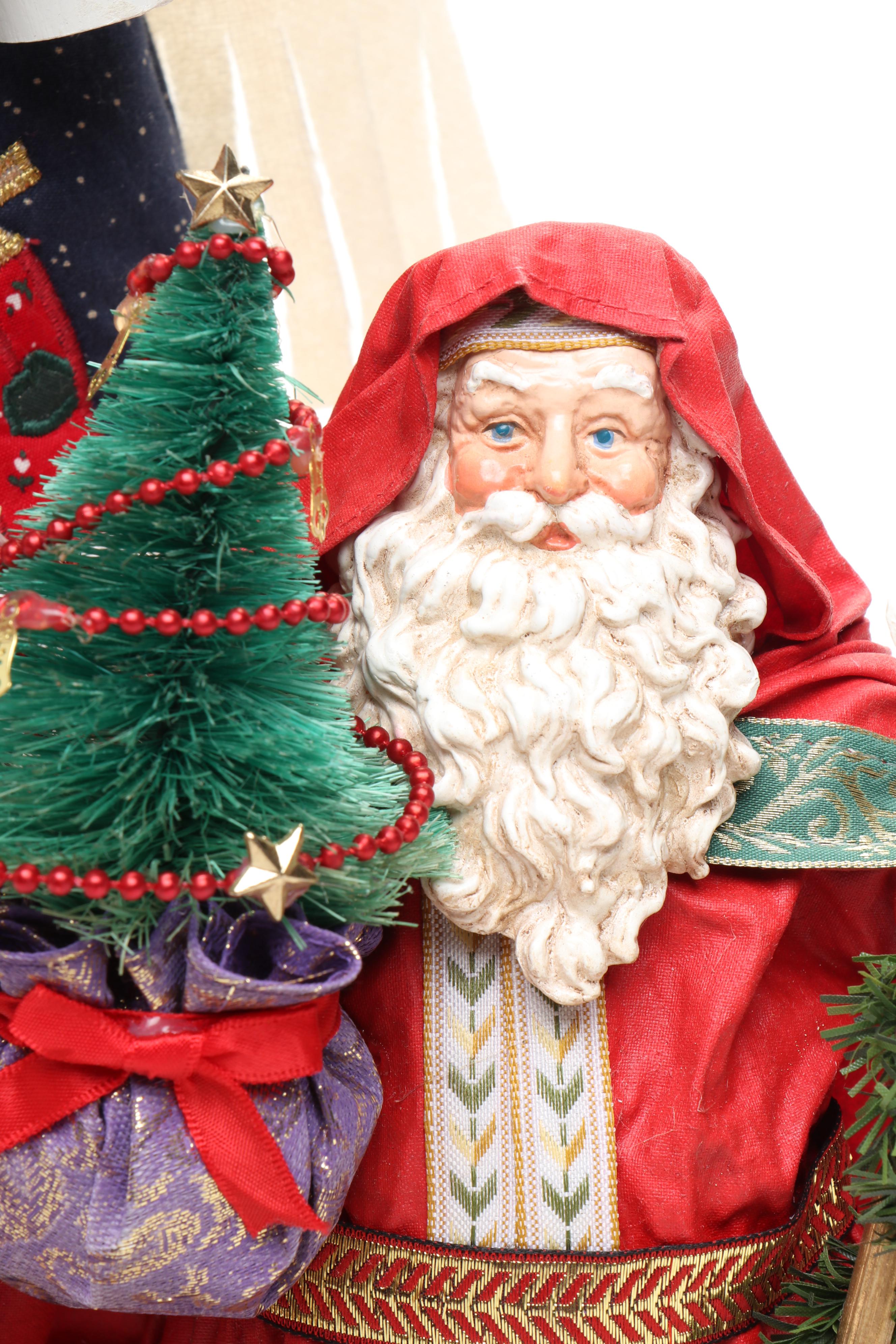 Vintage Lynn Haney and Other Santa Claus Figurines