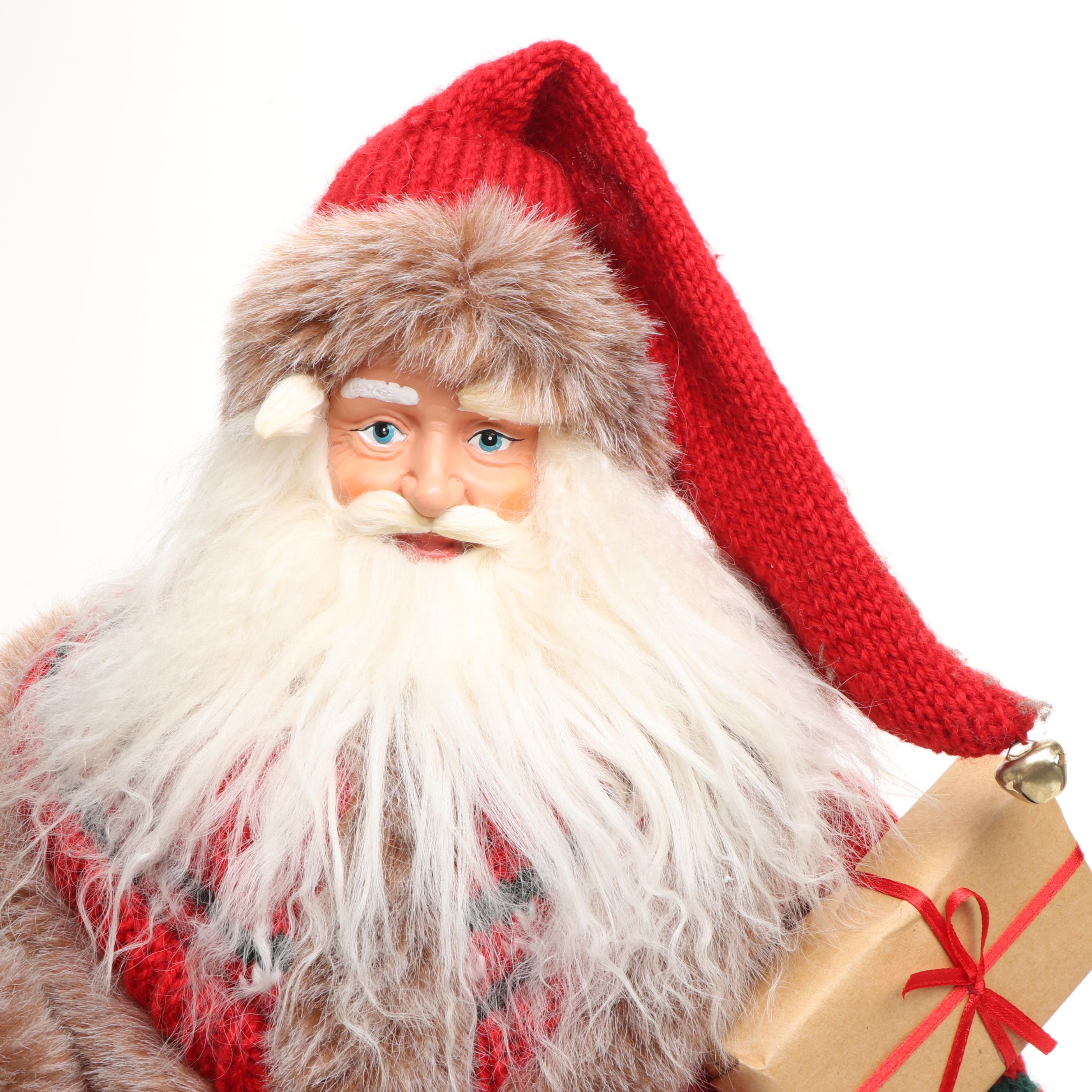 Vintage Lynn Haney and Other Santa Claus Figurines