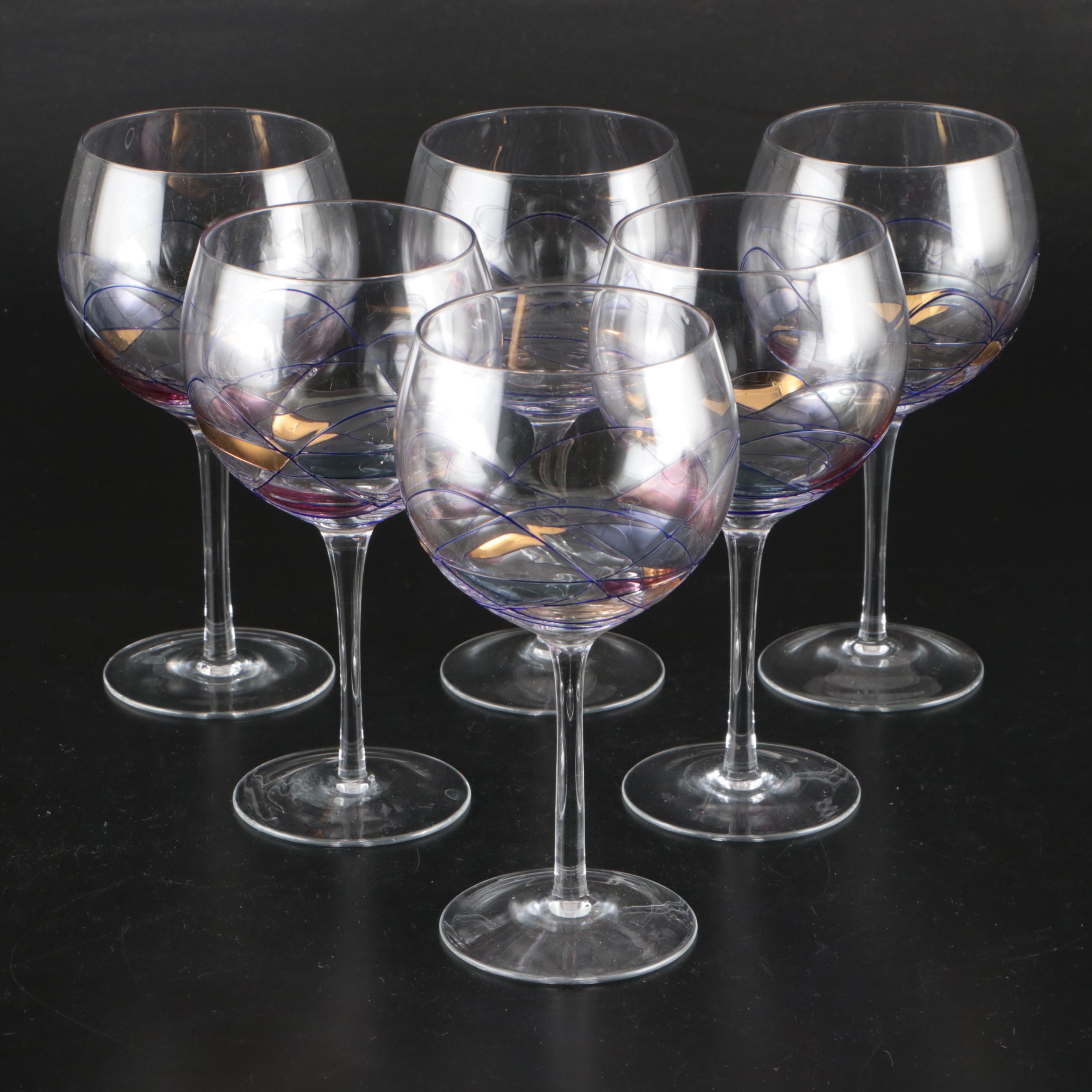 Artland "Helios" Glass Oversize Goblets