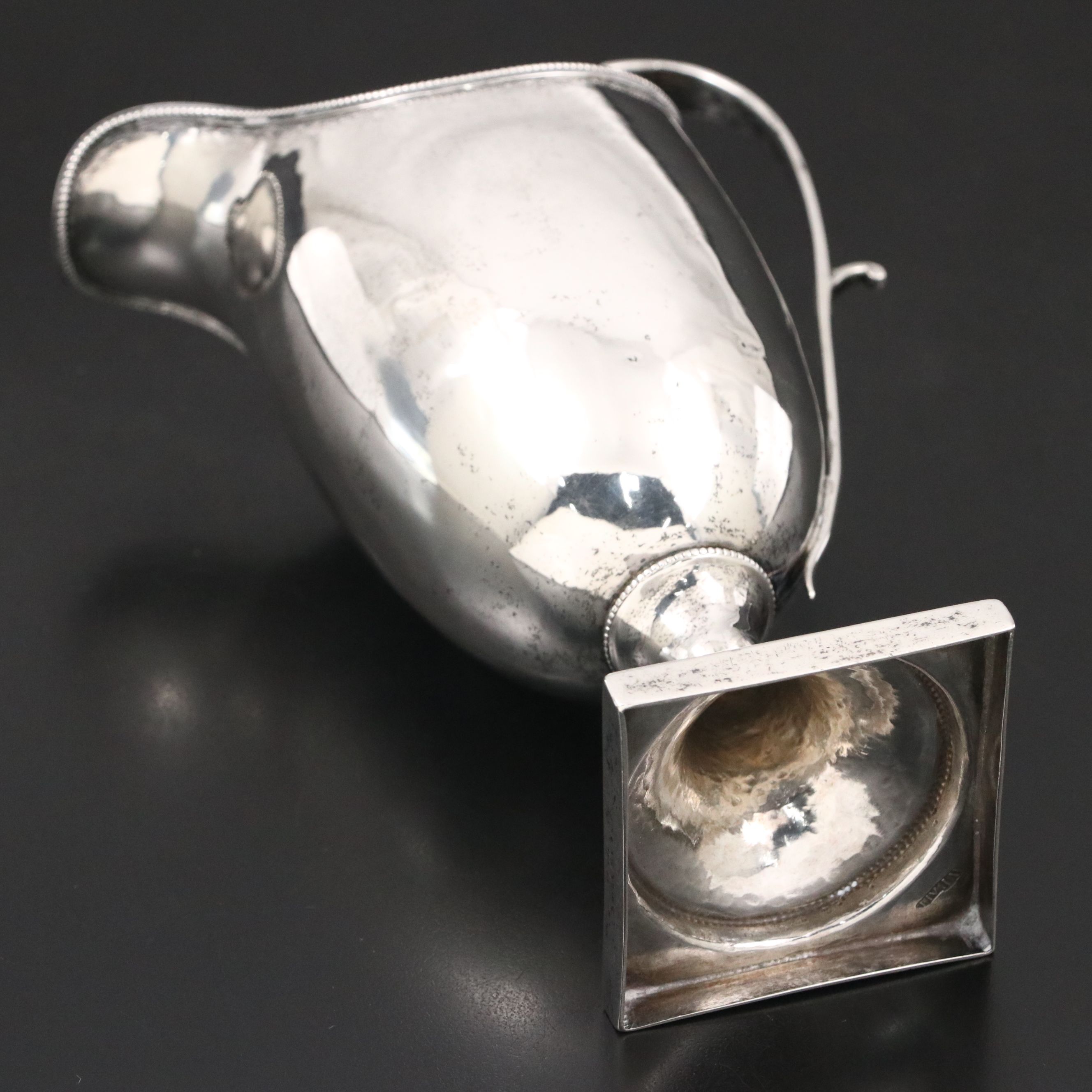 William Ball Early American Coin Silver Creamer, Late 18th/Early 19th Century