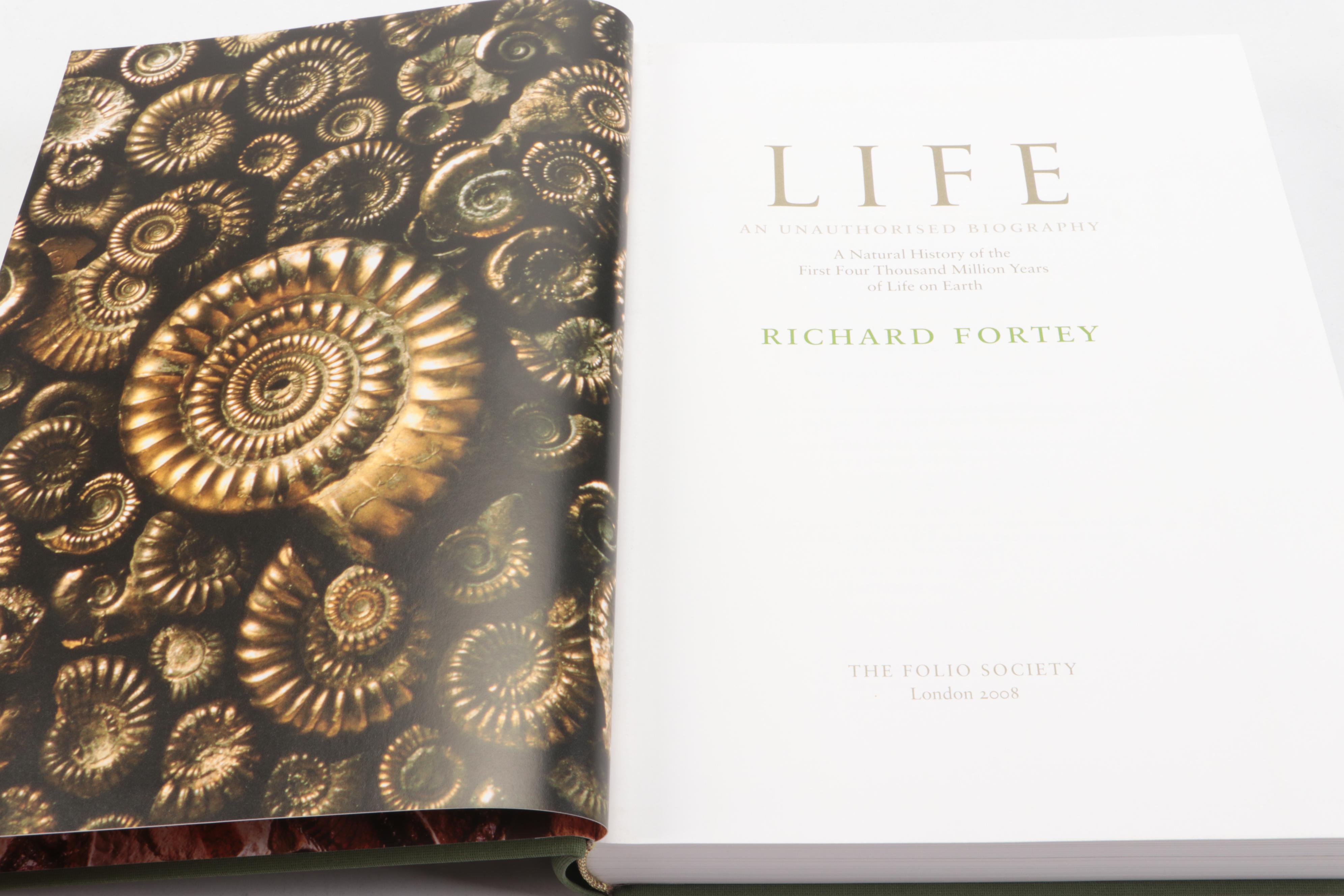 Folio Society "Life: An Unauthorised Biography" by Richard Fortey and More Books