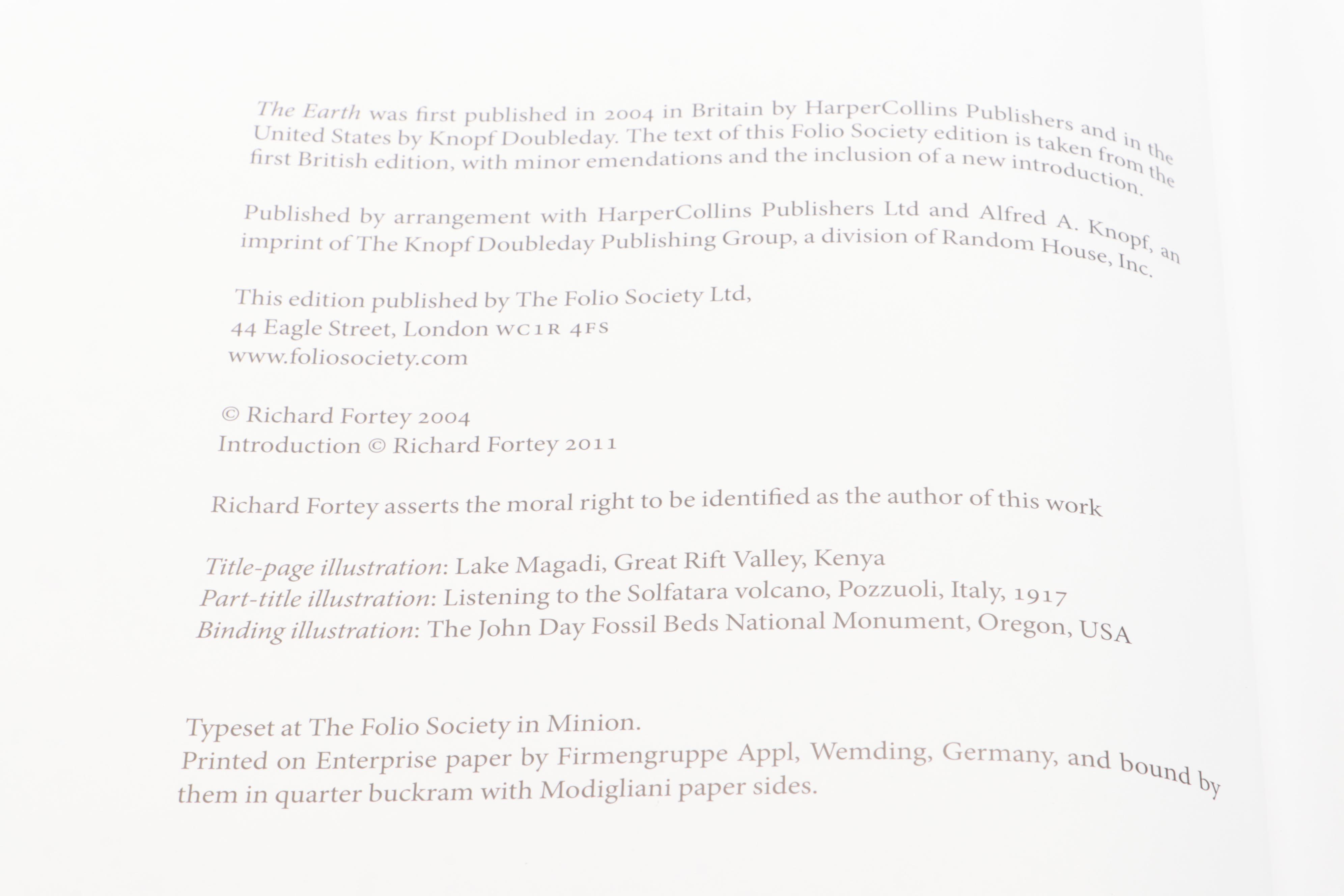 Folio Society "Life: An Unauthorised Biography" by Richard Fortey and More Books