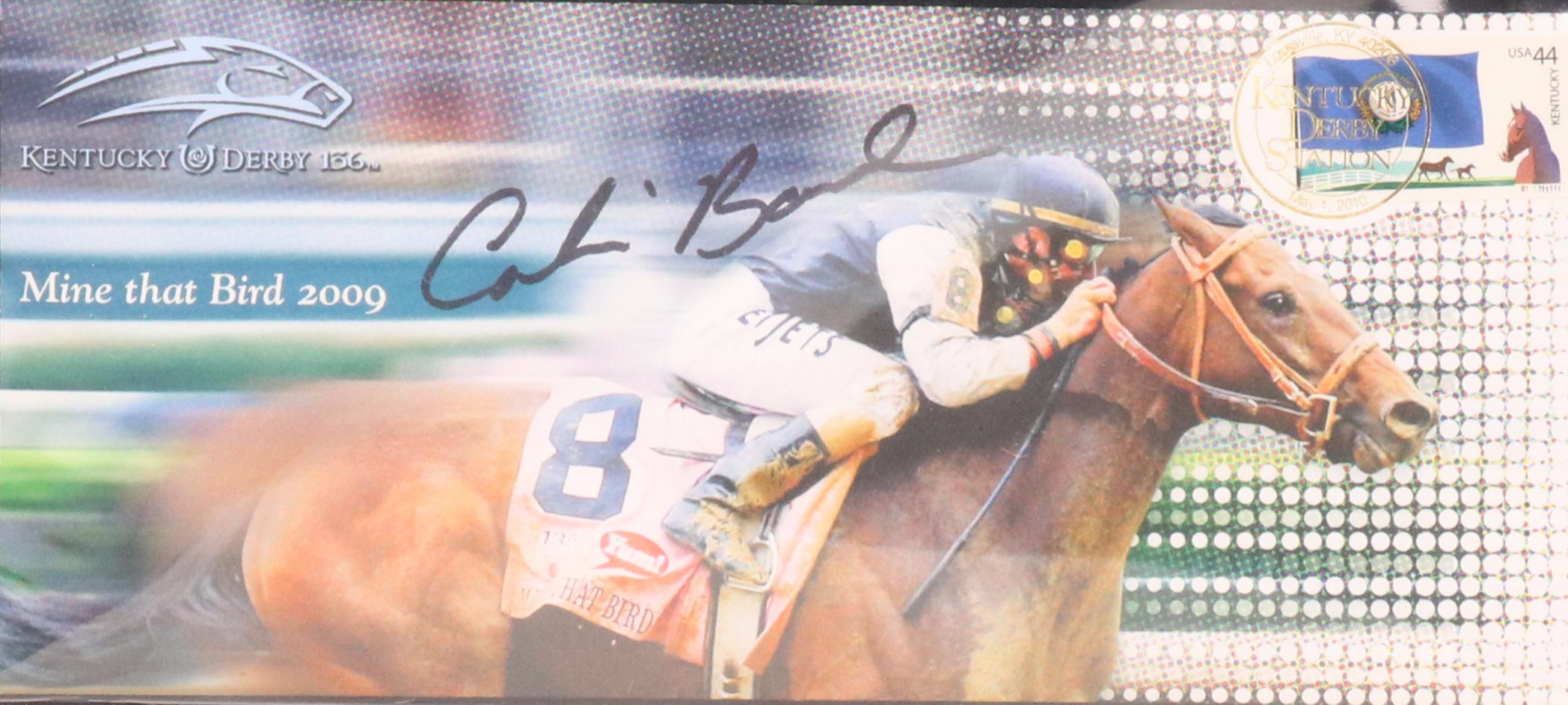 Calvin Borel Signed Kentucky Derby and Kentucky Oaks Envelopes, 2009