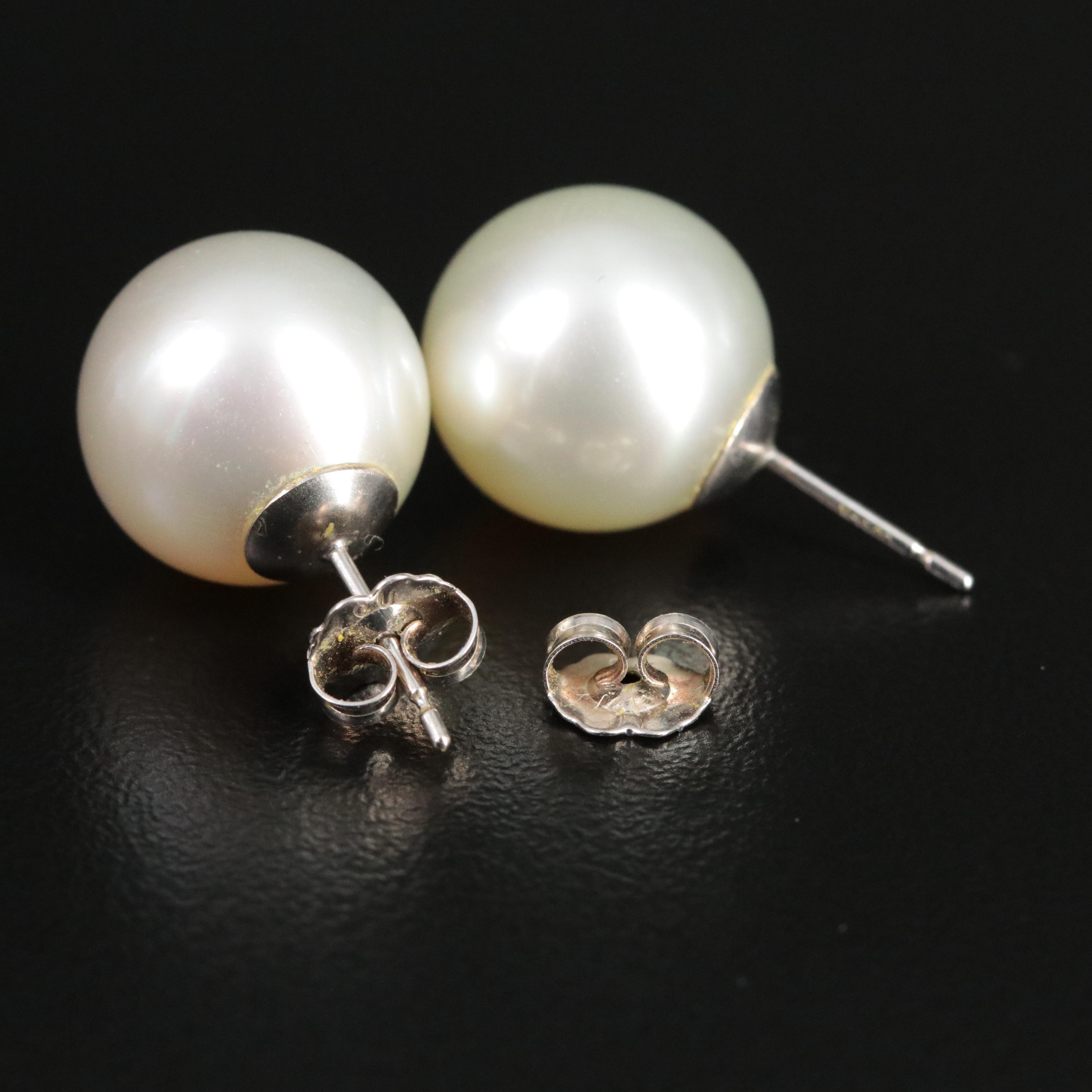 14K Pearl Earrings