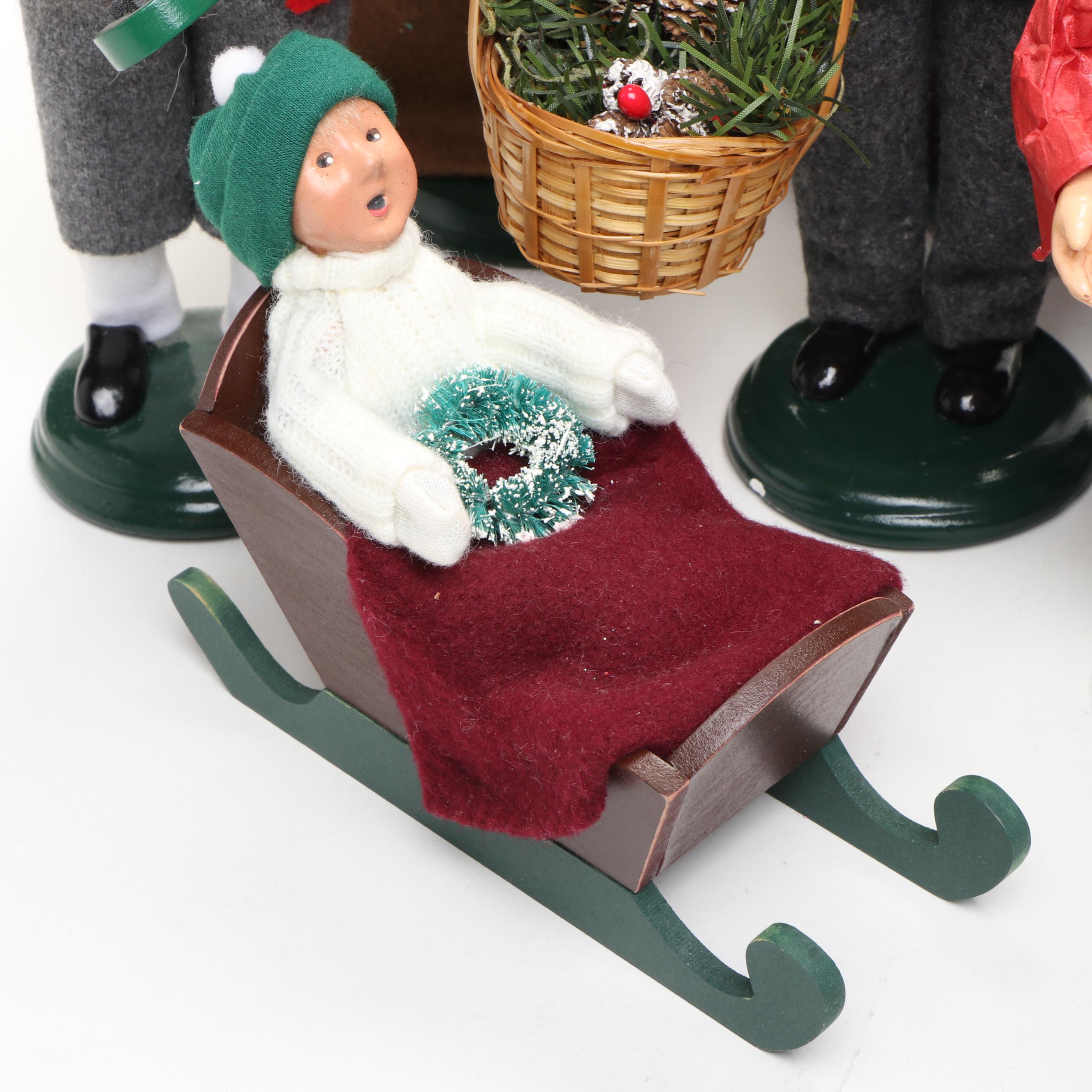 Byers' Choice "The Carolers" Christmas Figurines, Late 20th/Early 21st C.