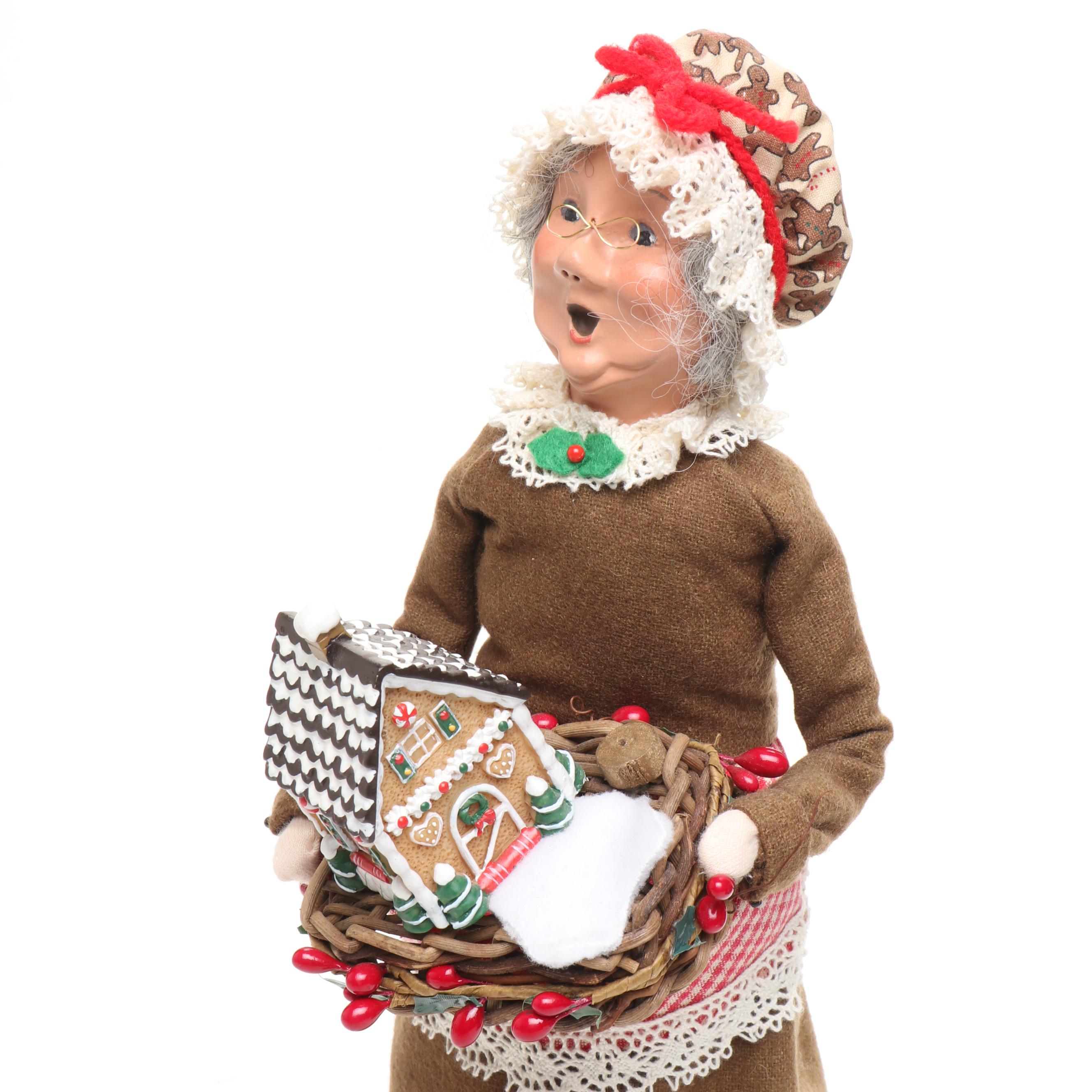 Byers' Choice "The Carolers" Christmas Figurines, Late 20th/Early 21st C.