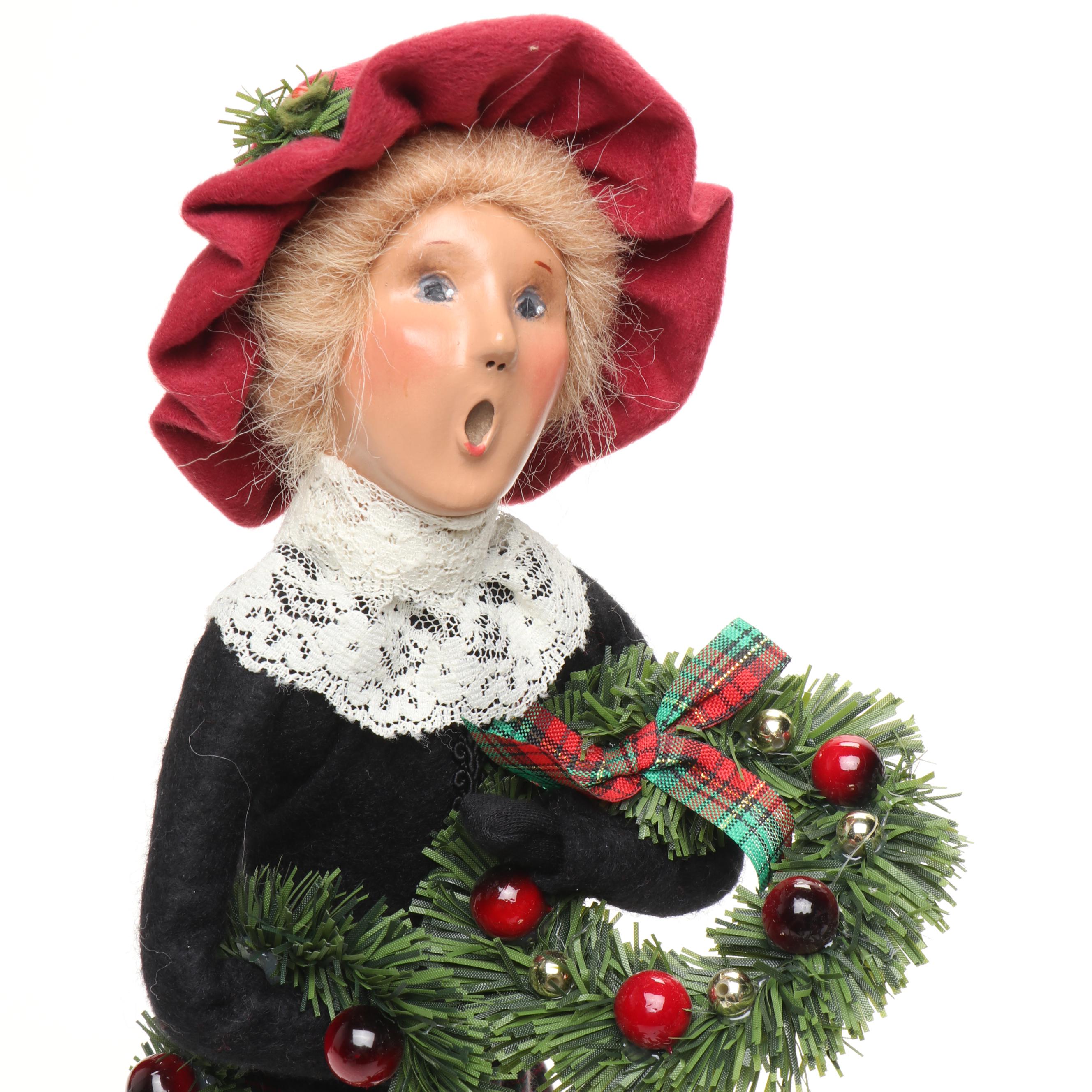 Byers' Choice "The Carolers" Christmas Figurines, Late 20th/Early 21st C.