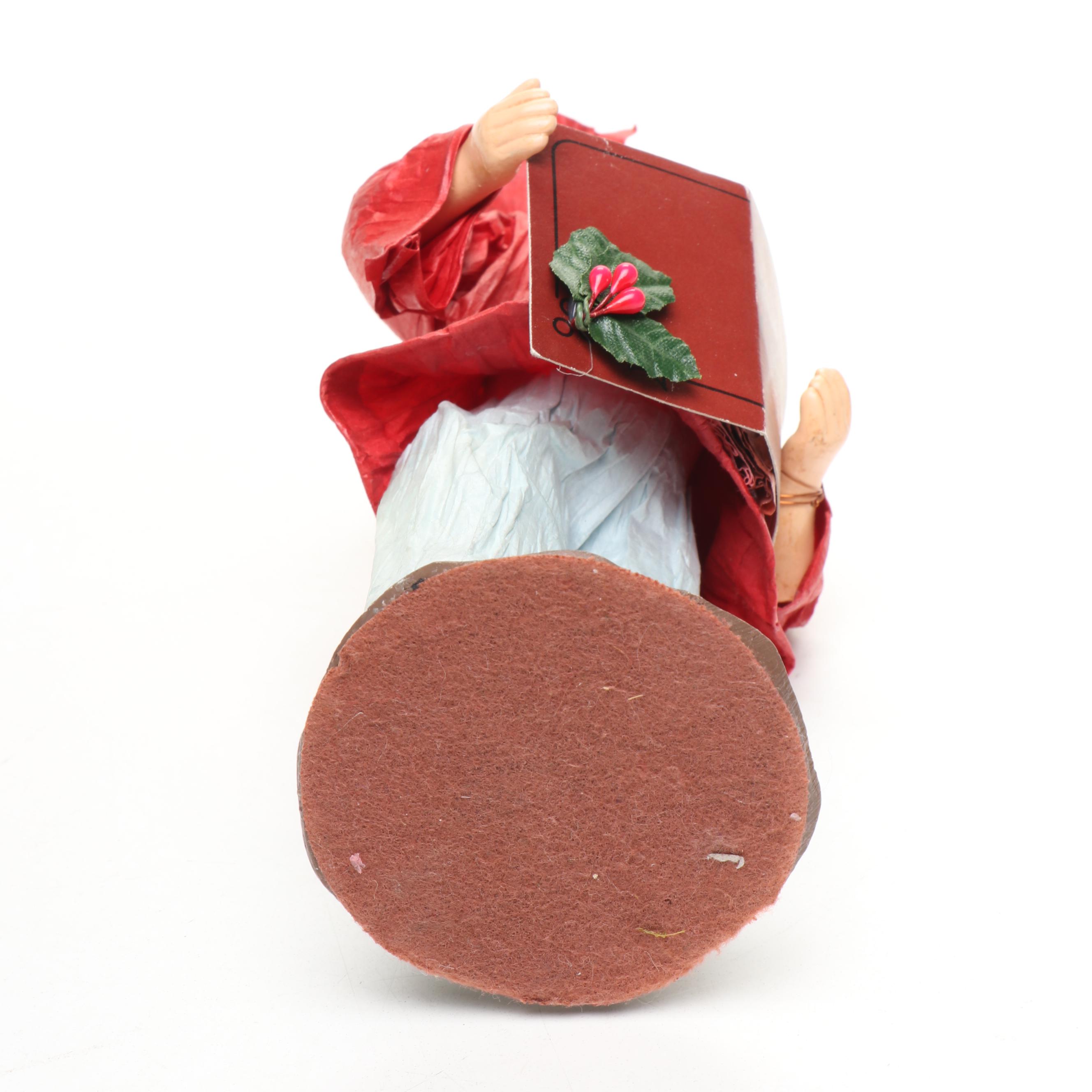 Byers' Choice "The Carolers" Christmas Figurines, Late 20th/Early 21st C.