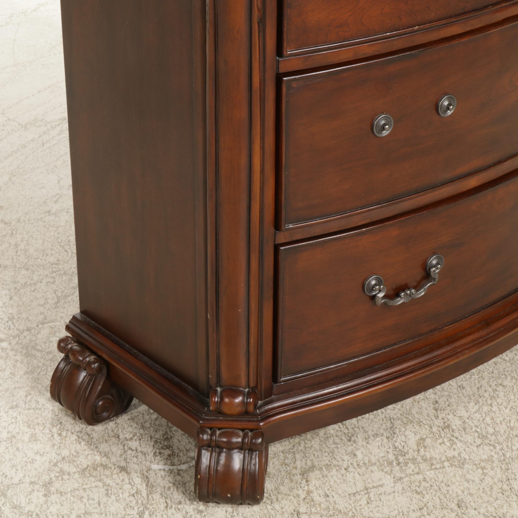 Dark Cherry Finished Chest of Drawers, 2008