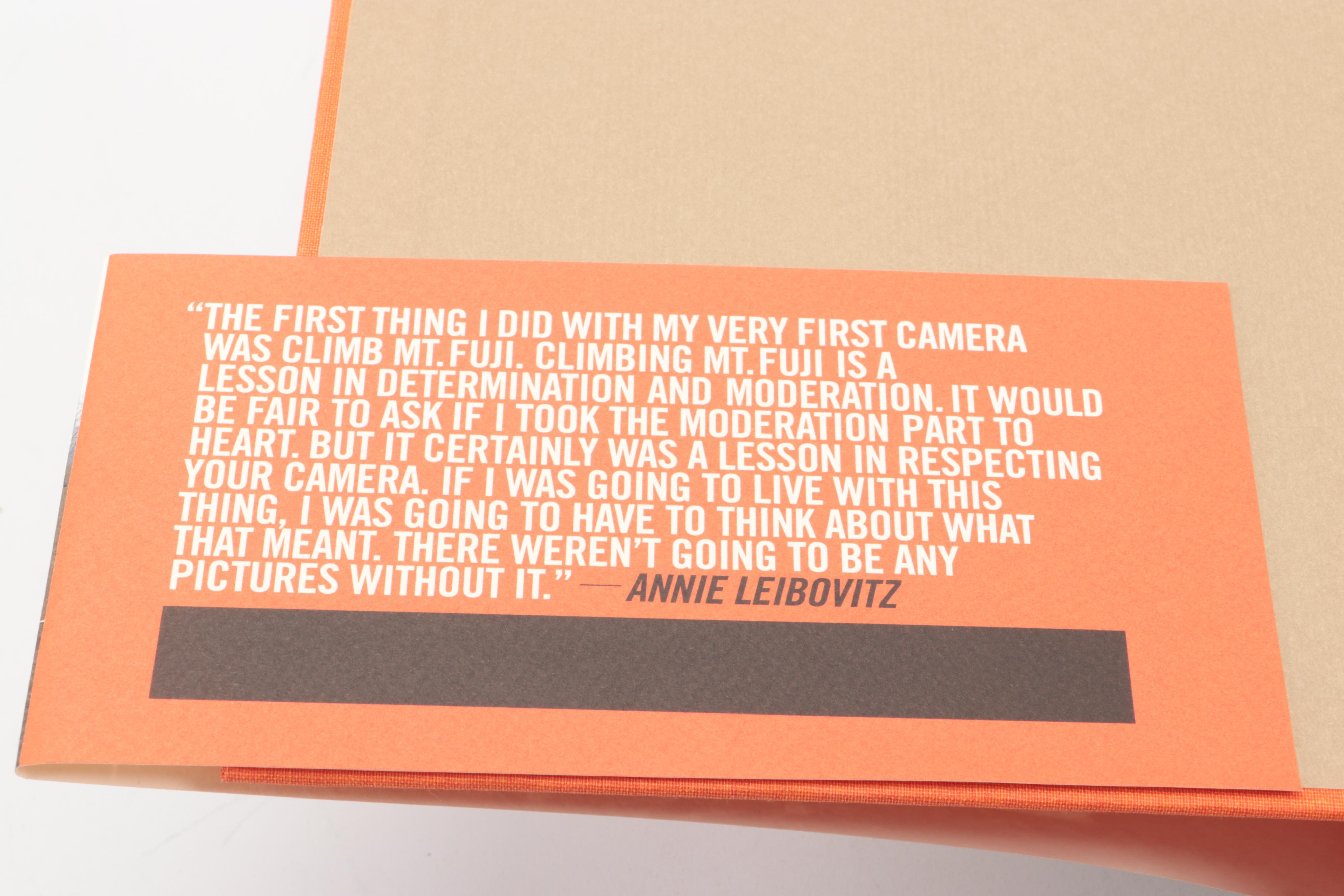 Signed First Revised Edition "Annie Leibovitz at Work" by Annie Leibovitz, 2018