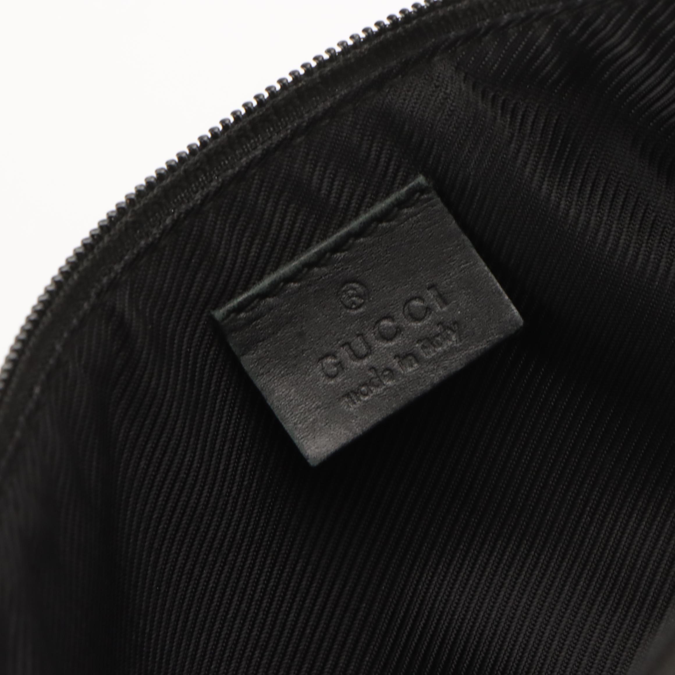 Gucci GG Canvas and Leather Boat Pochette