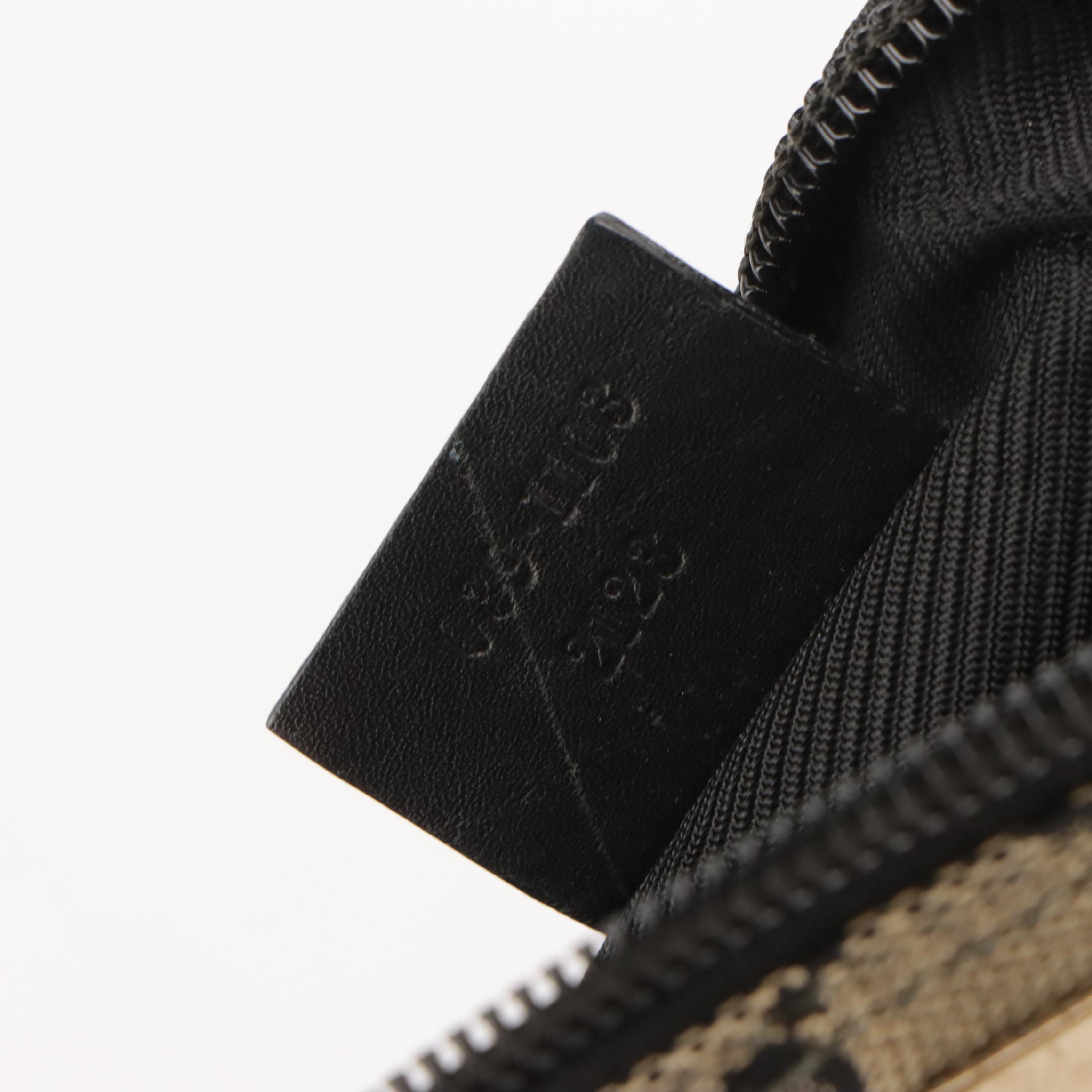 Gucci GG Canvas and Leather Boat Pochette