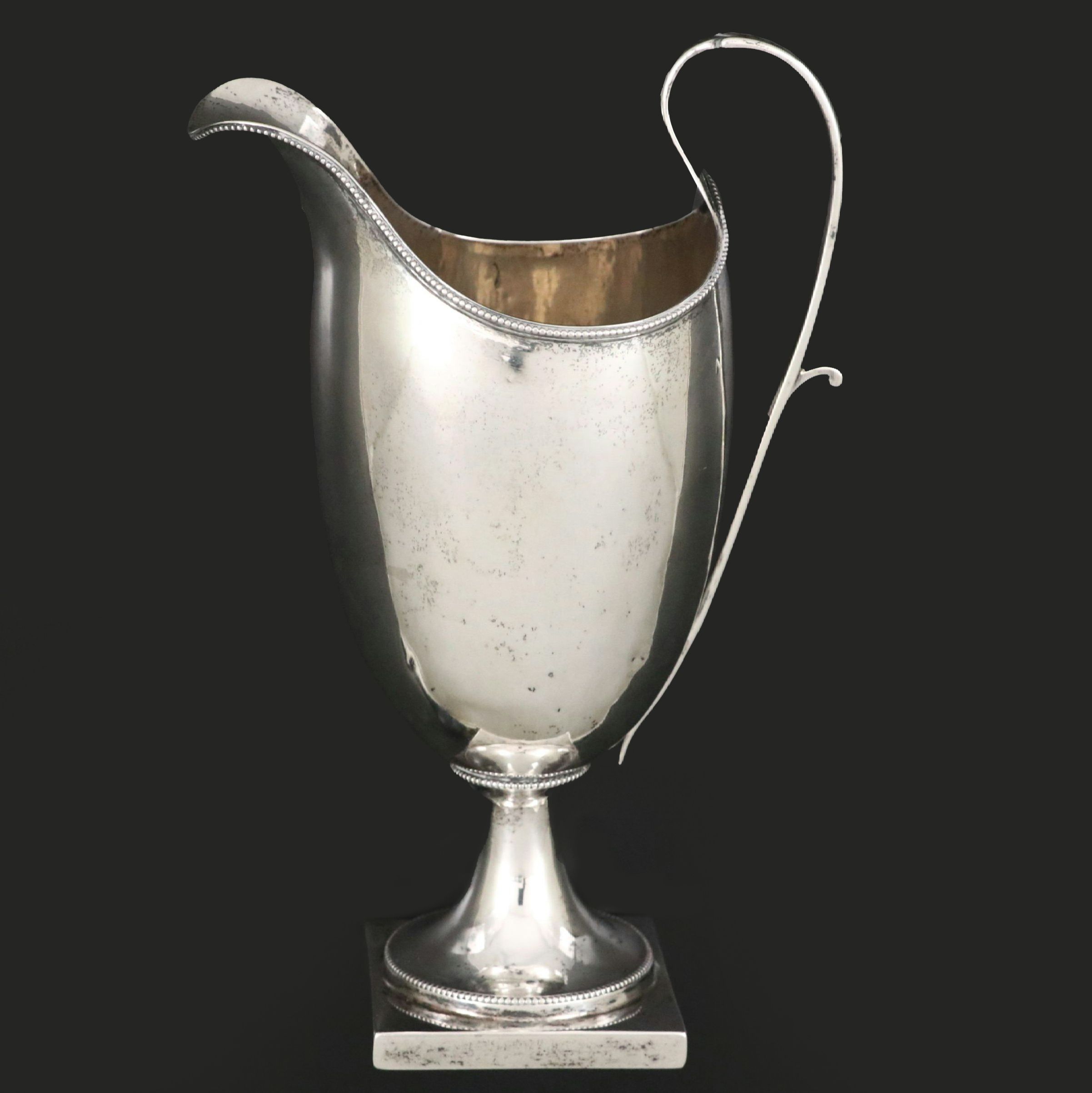 William Ball Early American Coin Silver Creamer, Late 18th/Early 19th Century