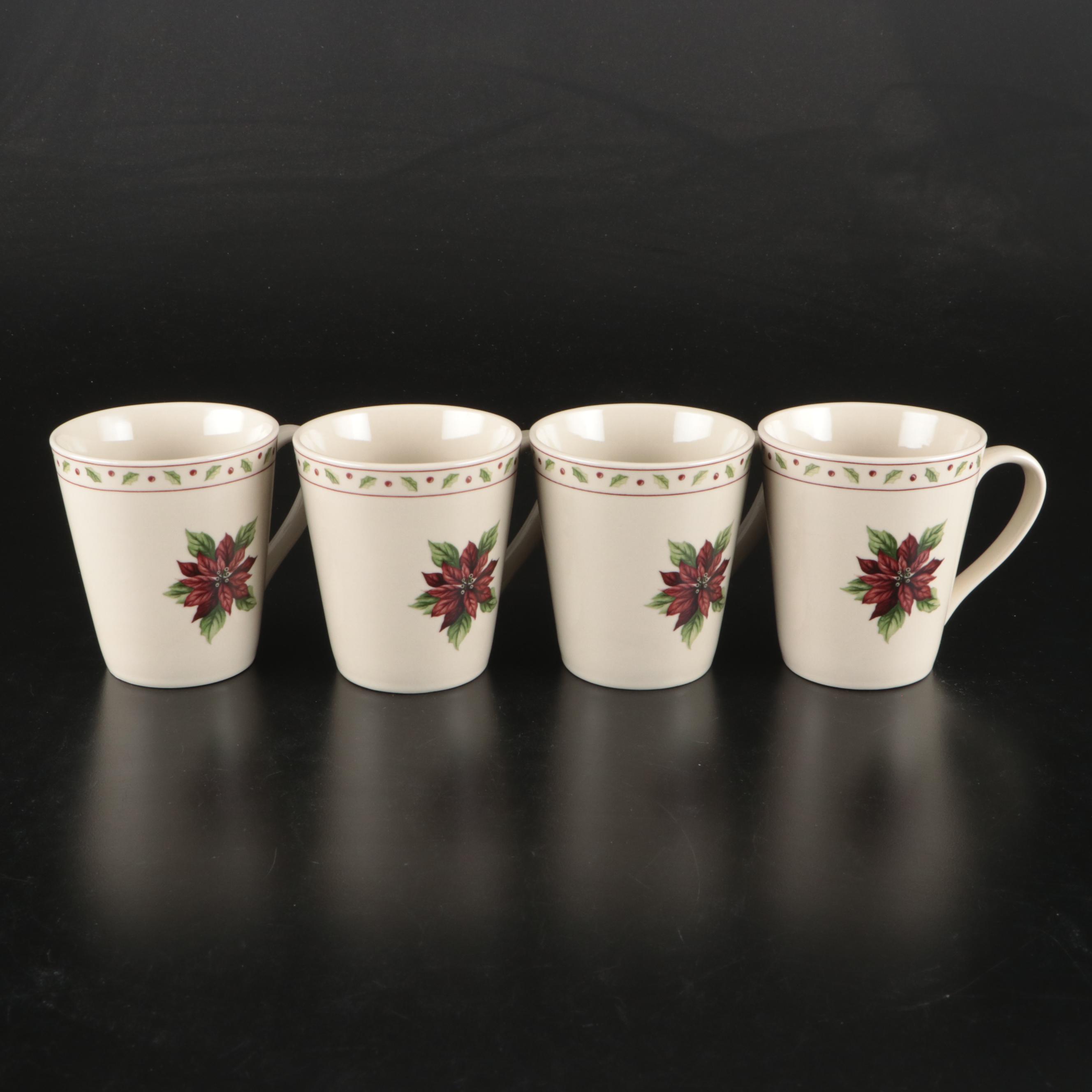 Lenox "Holiday" Porcelain Serving Bowls with Other Christmas Ceramic Dinnerware