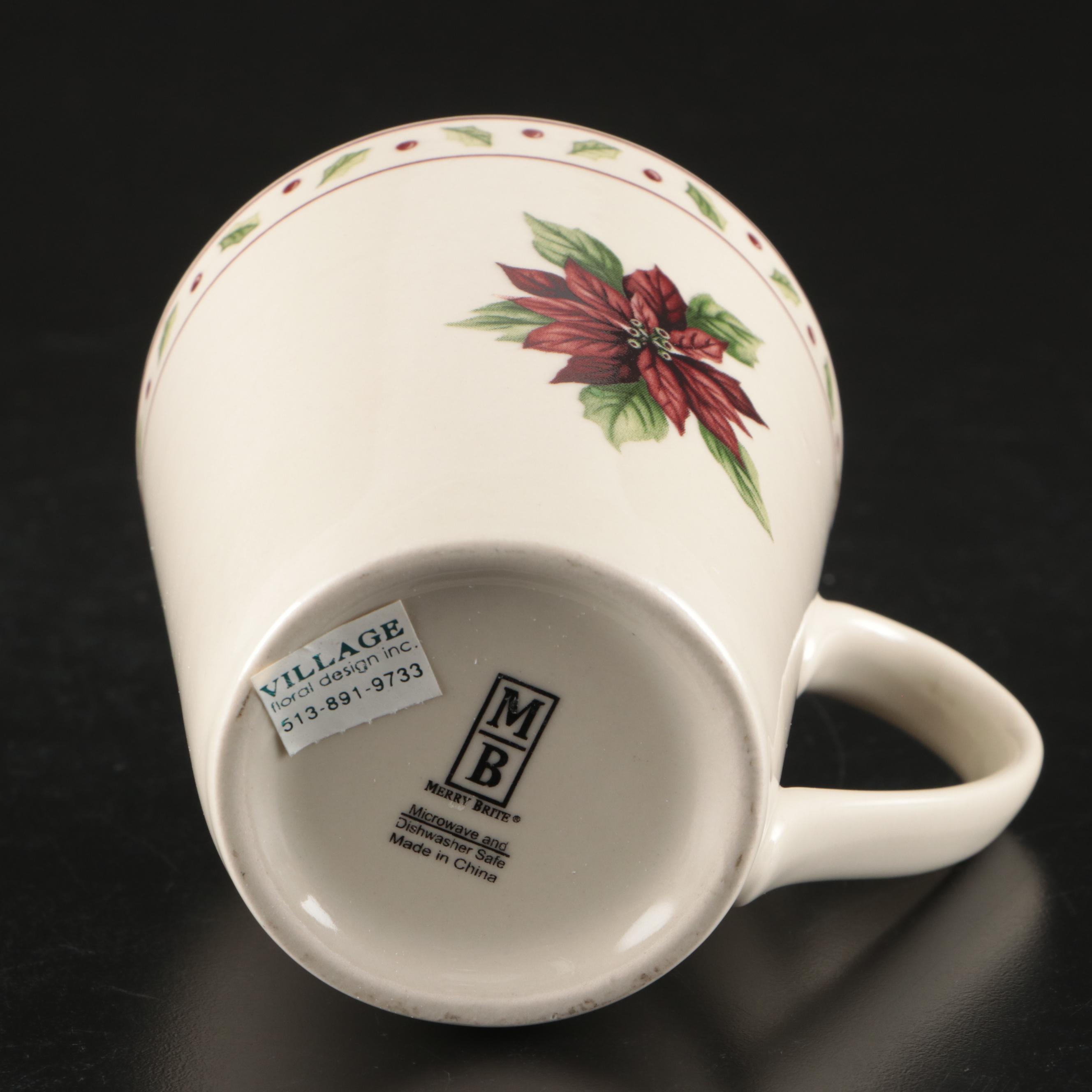 Lenox "Holiday" Porcelain Serving Bowls with Other Christmas Ceramic Dinnerware