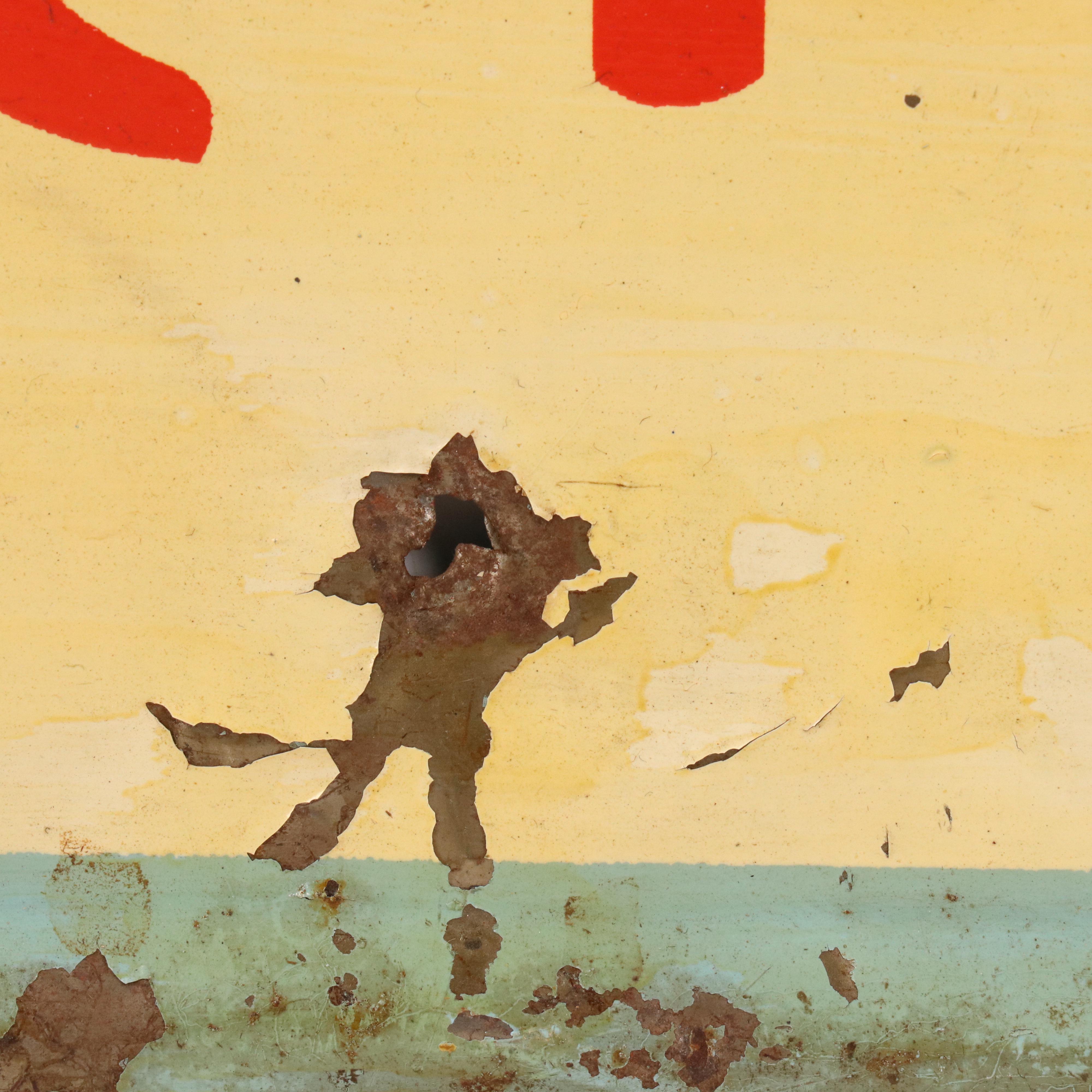 Faygo Cola "Refresh-Ability" Metal Advertising Sign, Mid-20th Century