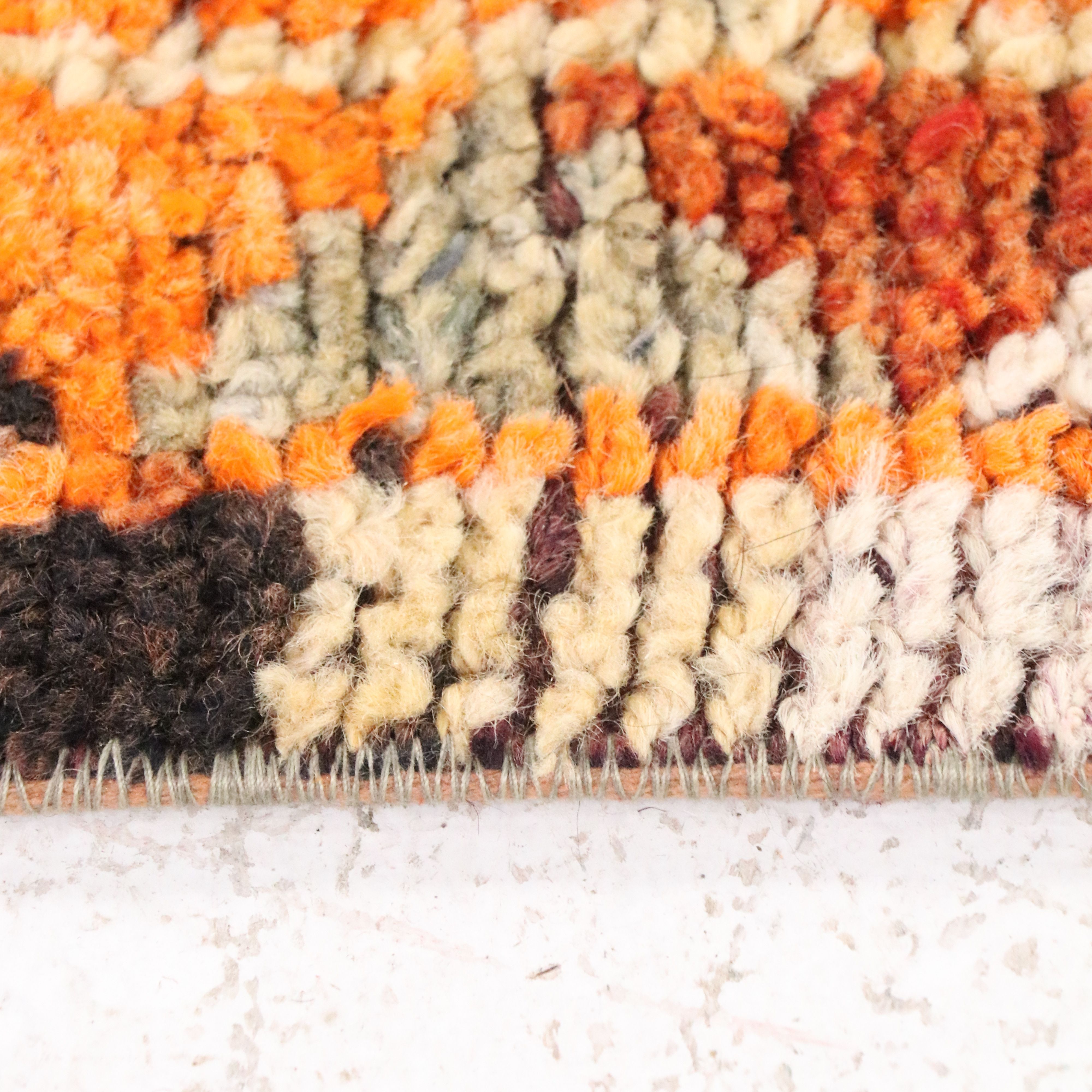 2'9 x 11'4 Hand-Knotted Turkish Oushak Carpet Runner Long Rug