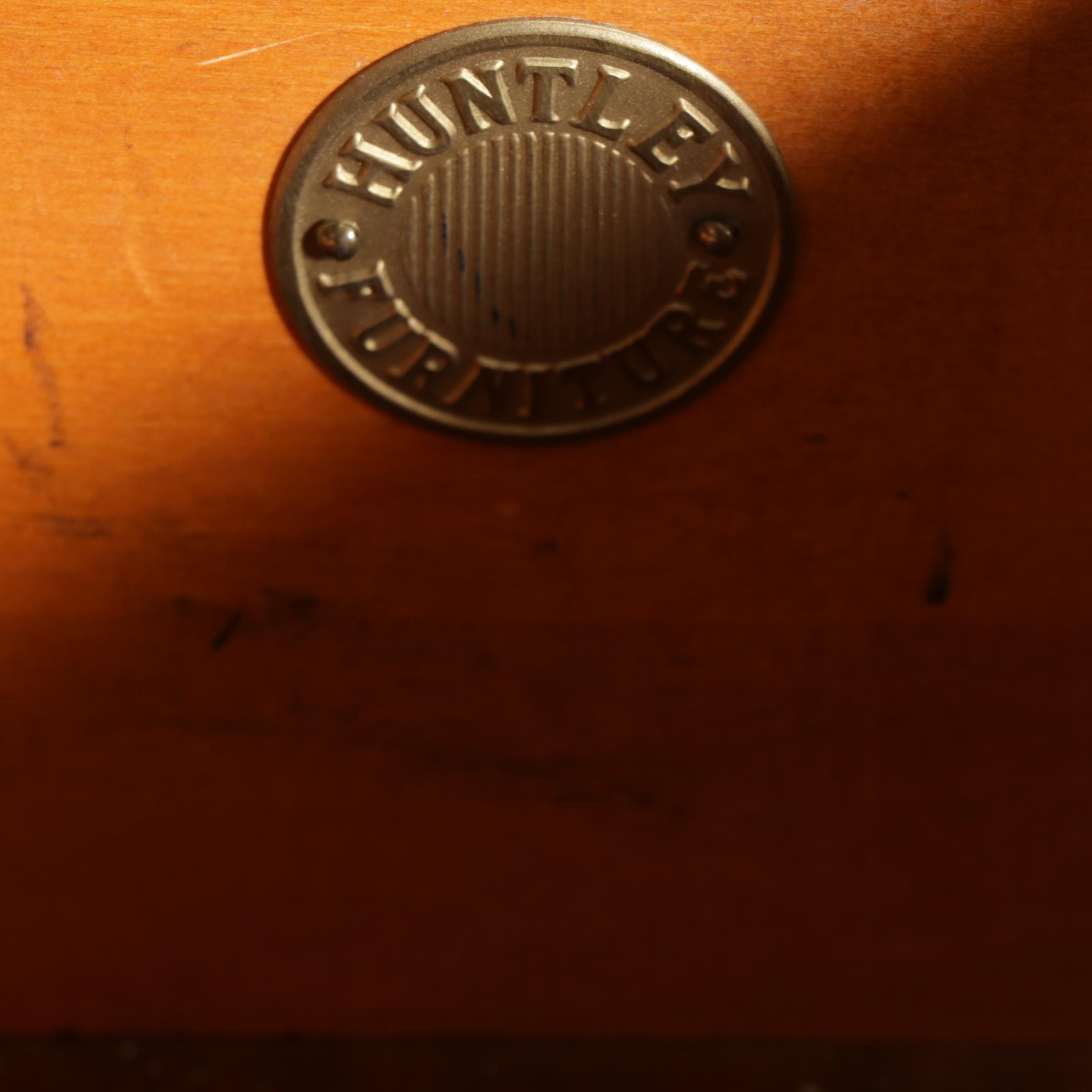 Huntley Furniture Art Deco Mahogany China Cabinet, Mid-20th Century