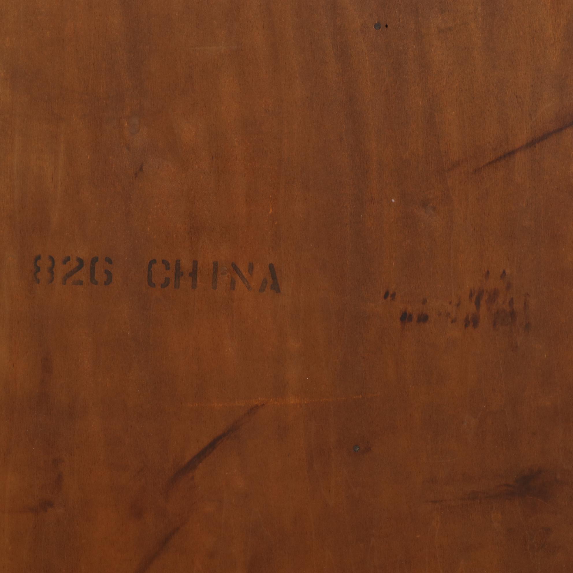 Huntley Furniture Art Deco Mahogany China Cabinet, Mid-20th Century