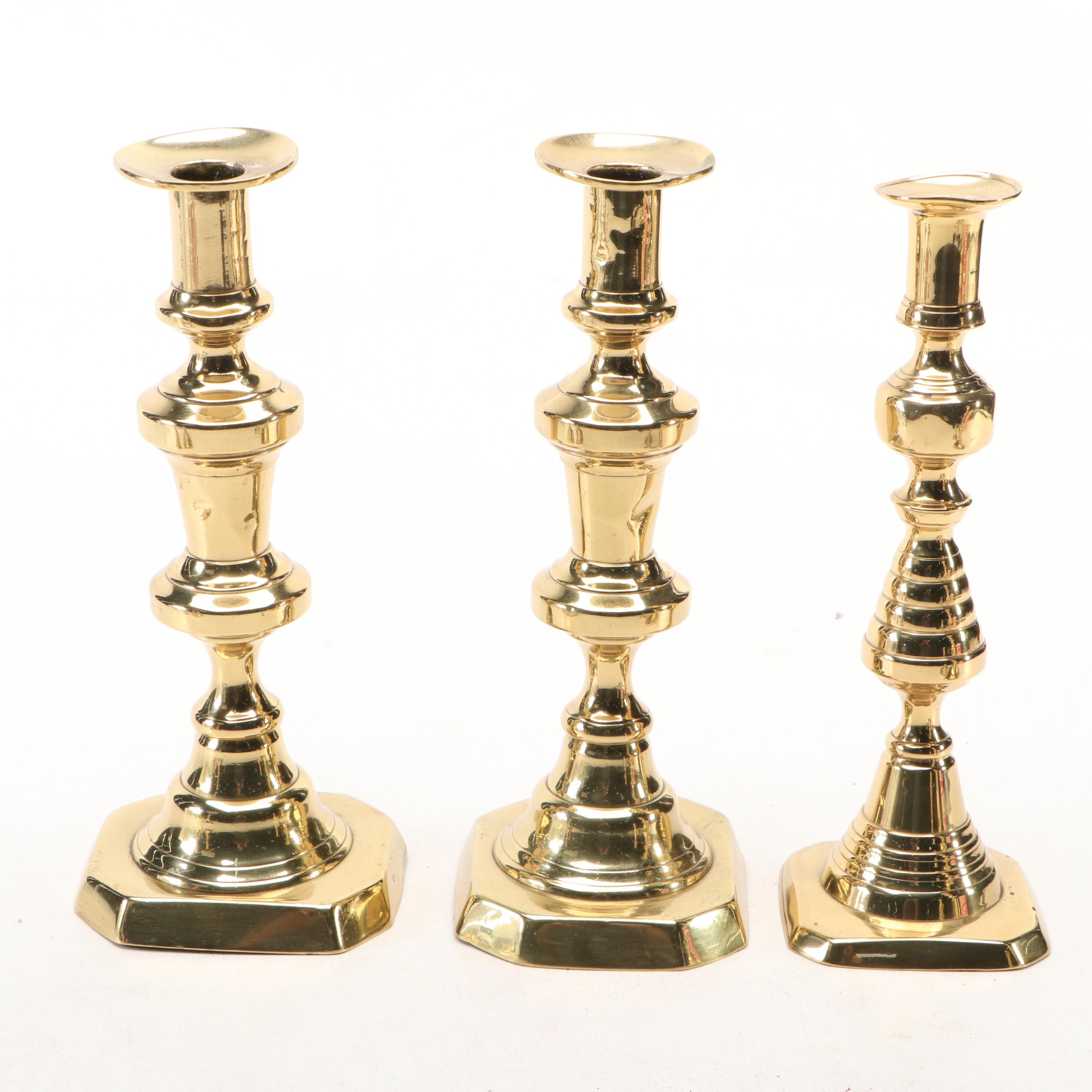 French Style Brass Candle Holders
