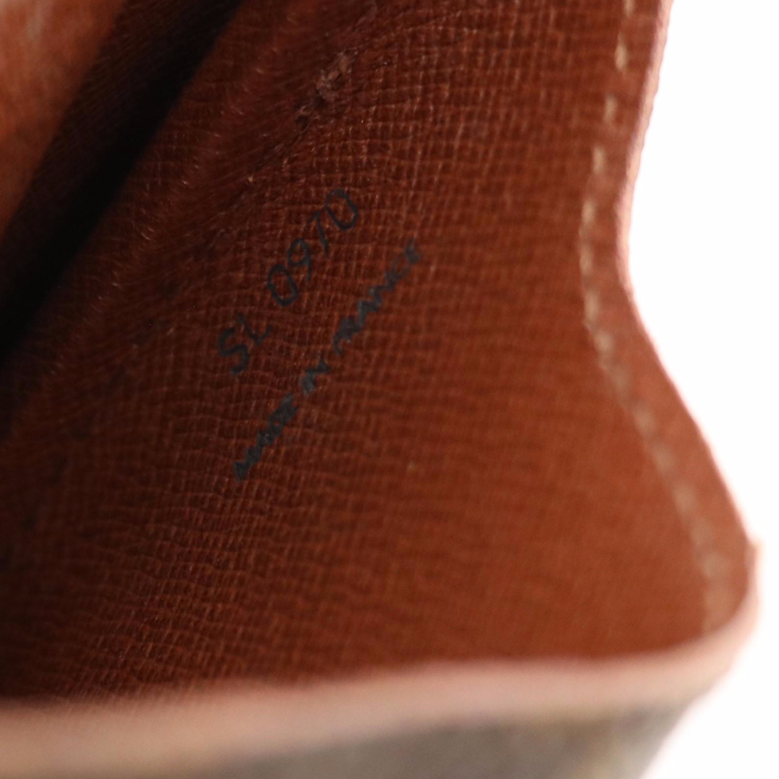 Louis Vuitton Cartouchière MM Bag in Monogram Canvas and Vachetta Leather