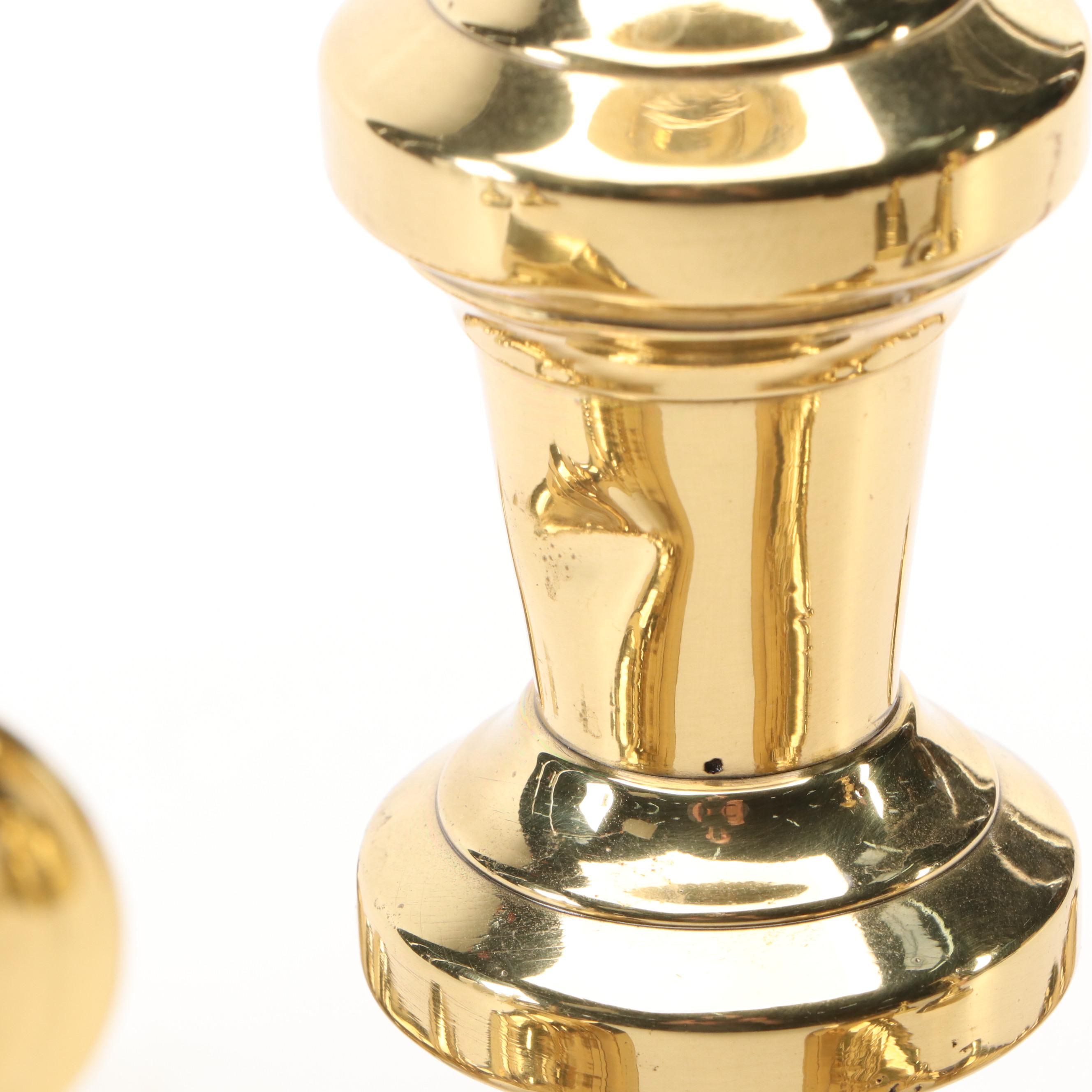 French Style Brass Candle Holders