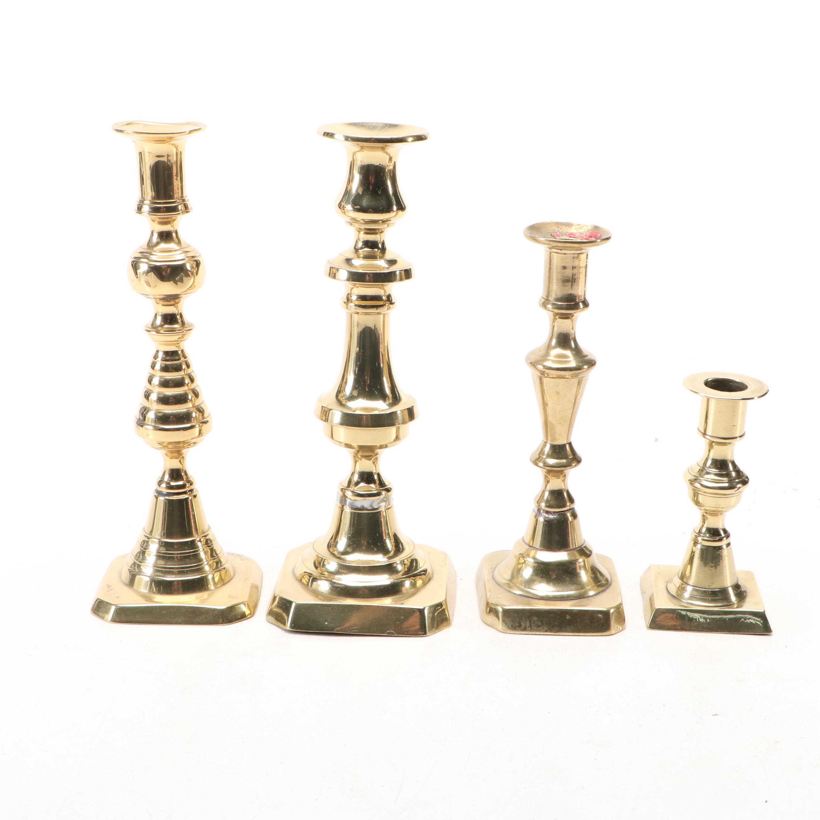 French Style Brass Candle Holders