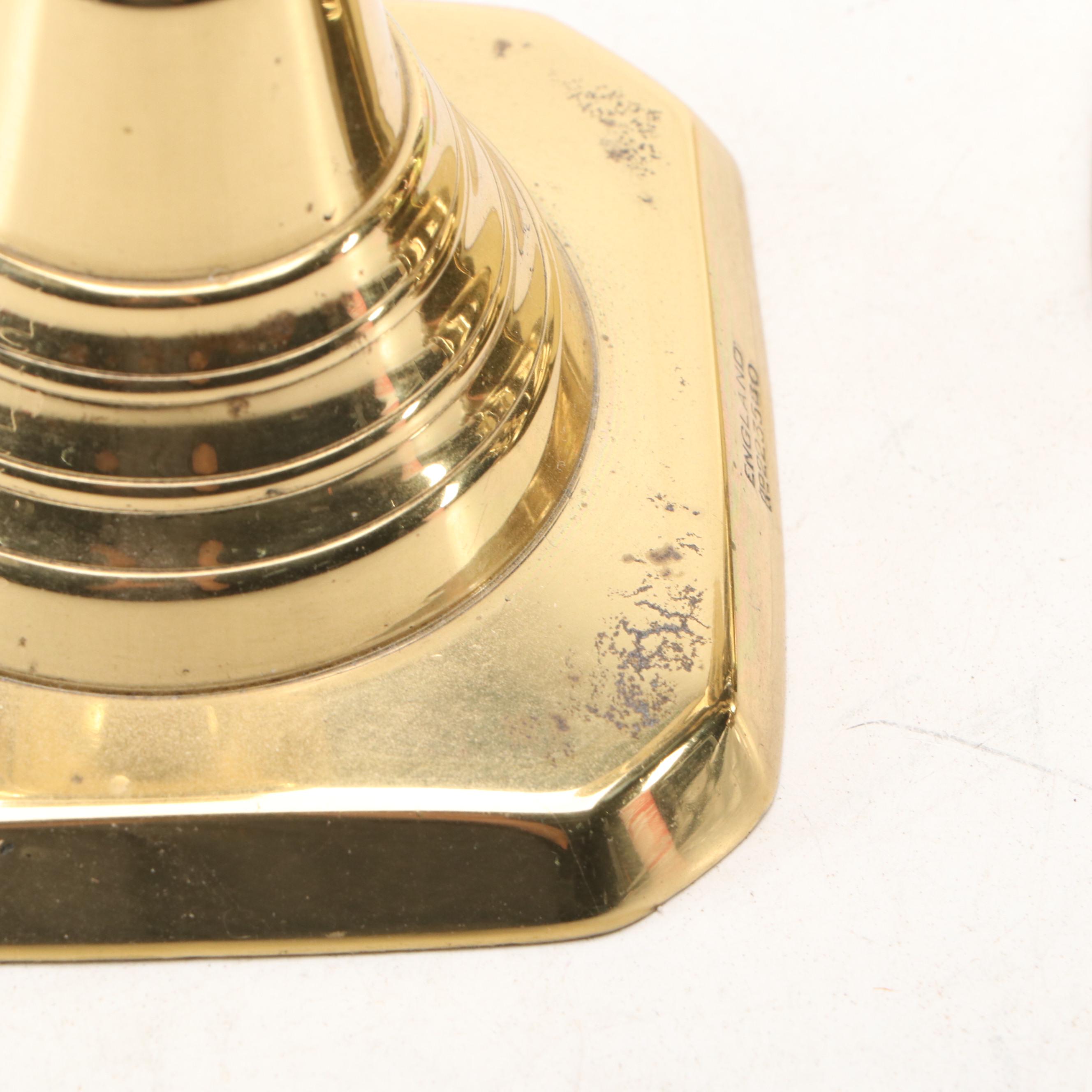 French Style Brass Candle Holders