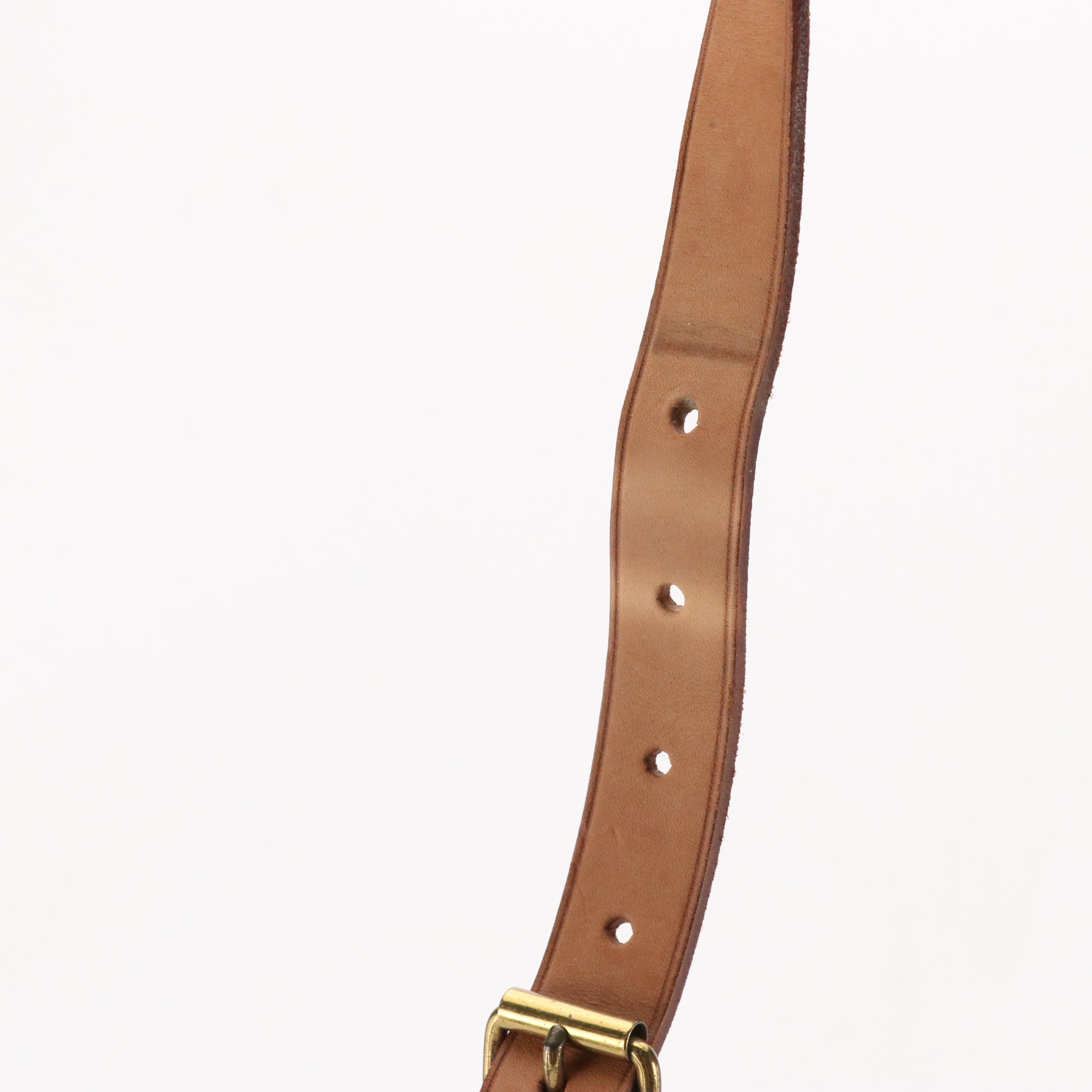 Louis Vuitton Cartouchière MM Bag in Monogram Canvas and Vachetta Leather