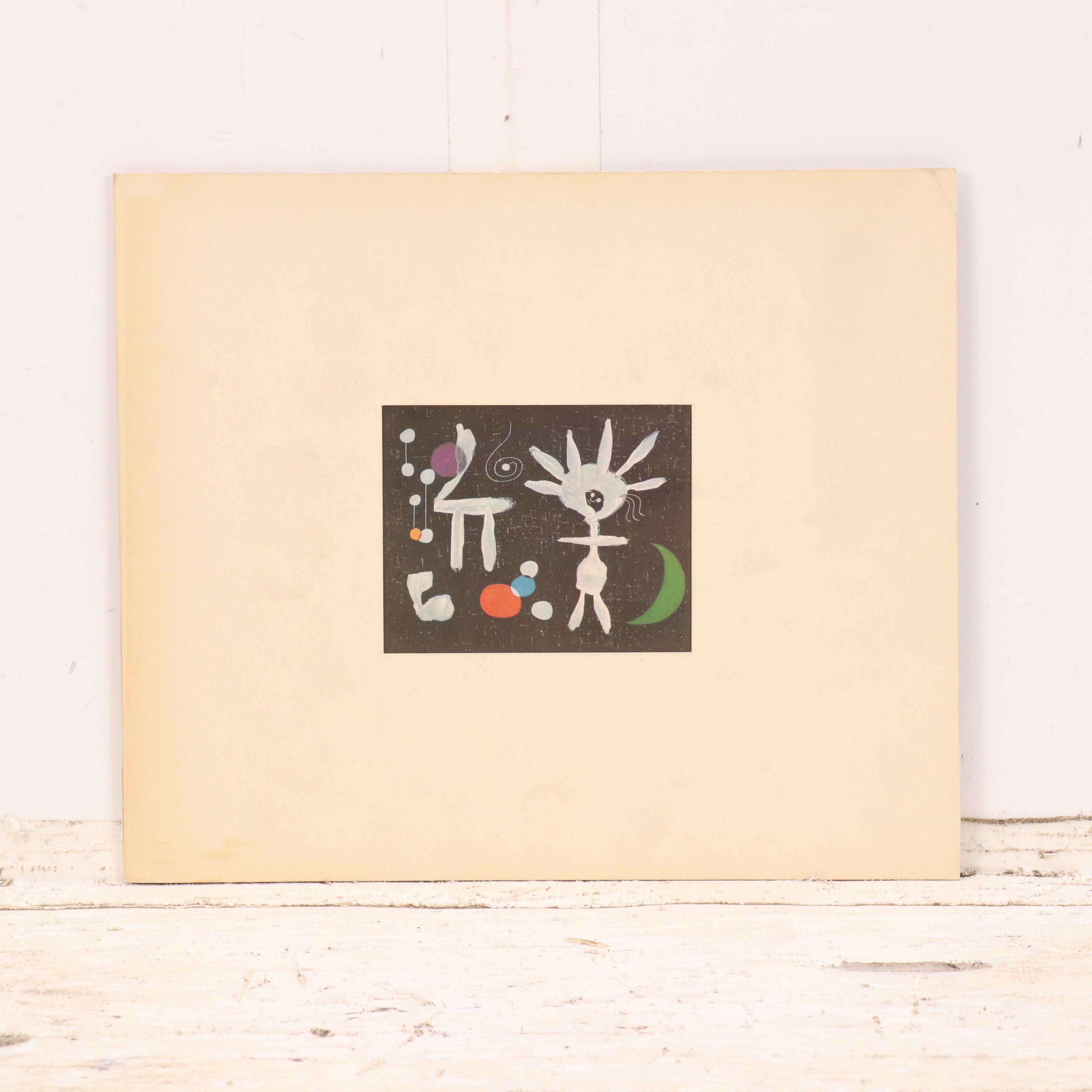 Offset Lithographs After Joan Miró "La Esperanza" and "Morning Rain..."