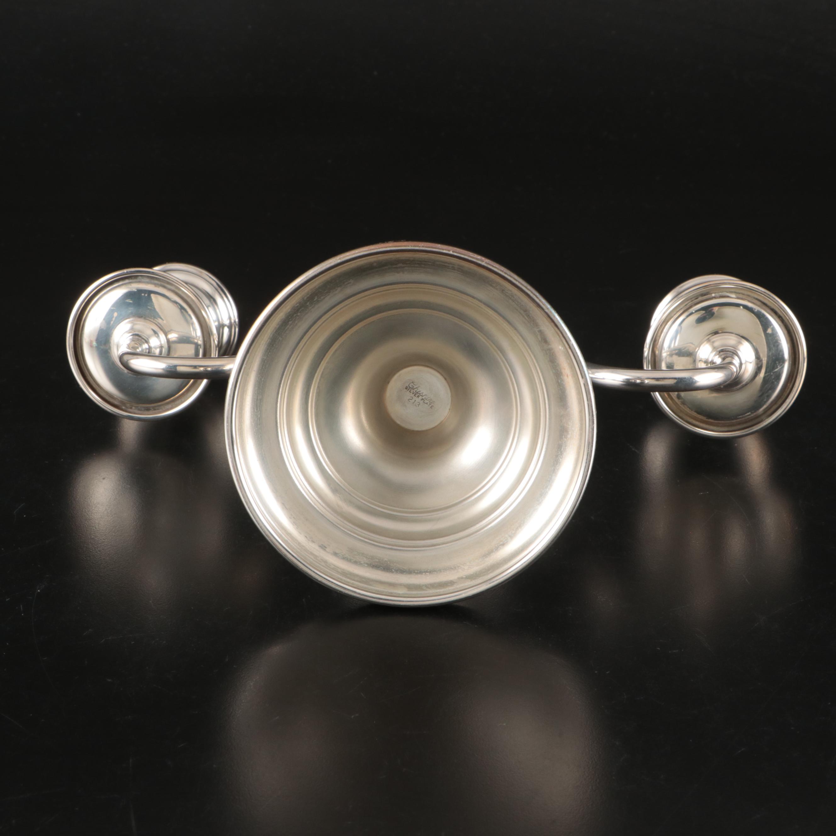 Cheshire Silver Plate Three-Light Candelabra