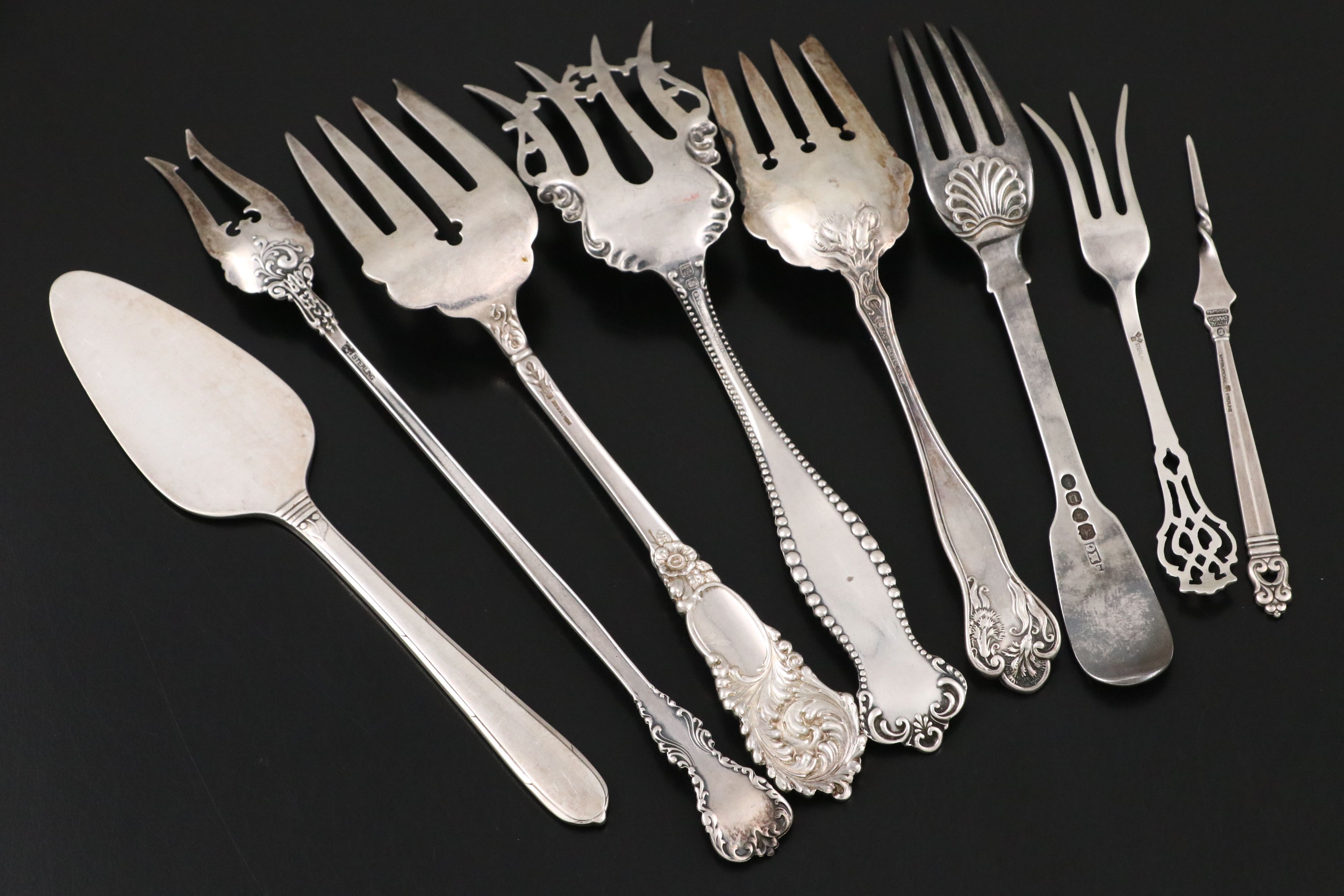 Gorham with International Silver Co. and Other Sterling Silver Flatware