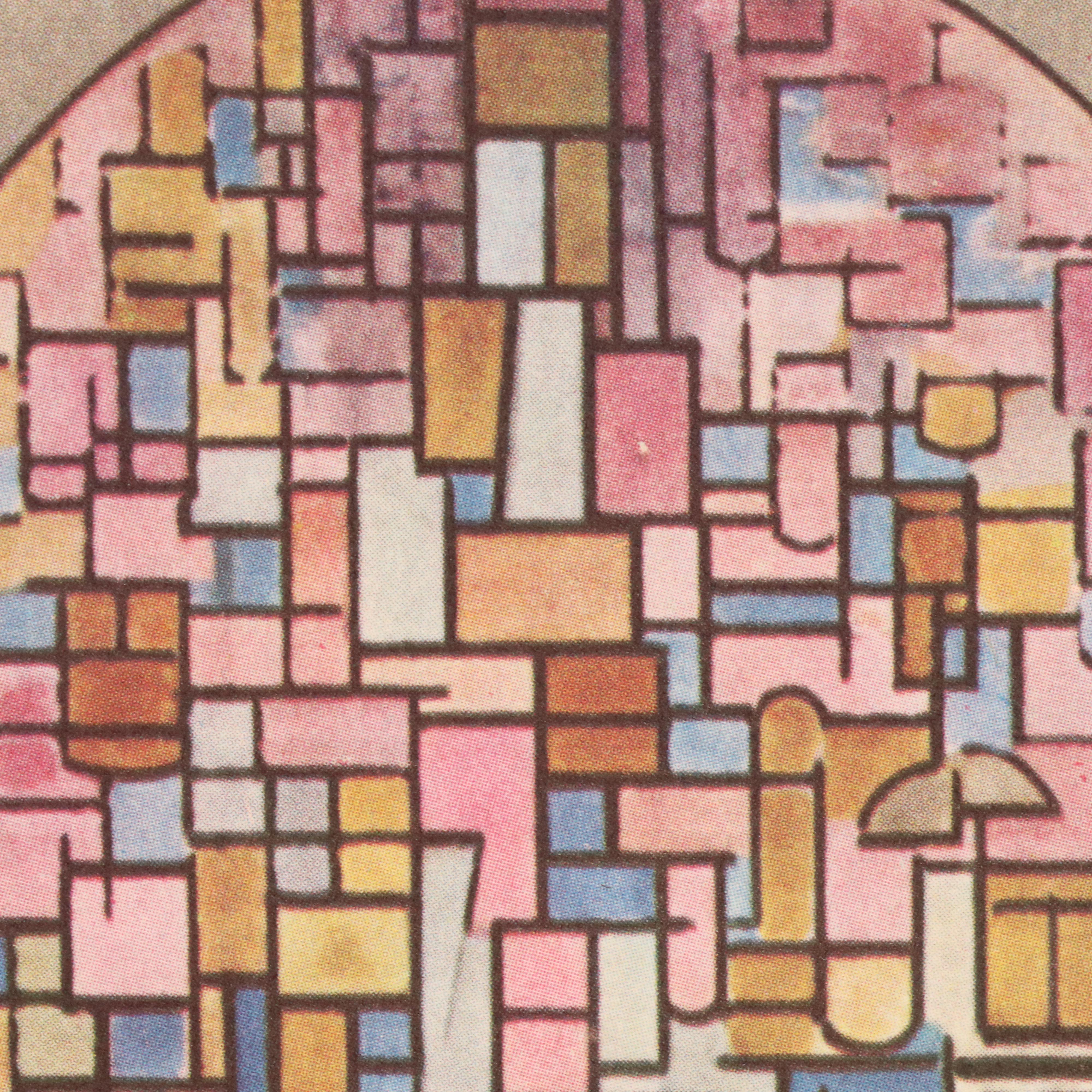 Pair of Bookplate Offset Lithographs After Piet Mondrian, Mid–Late 20th Century