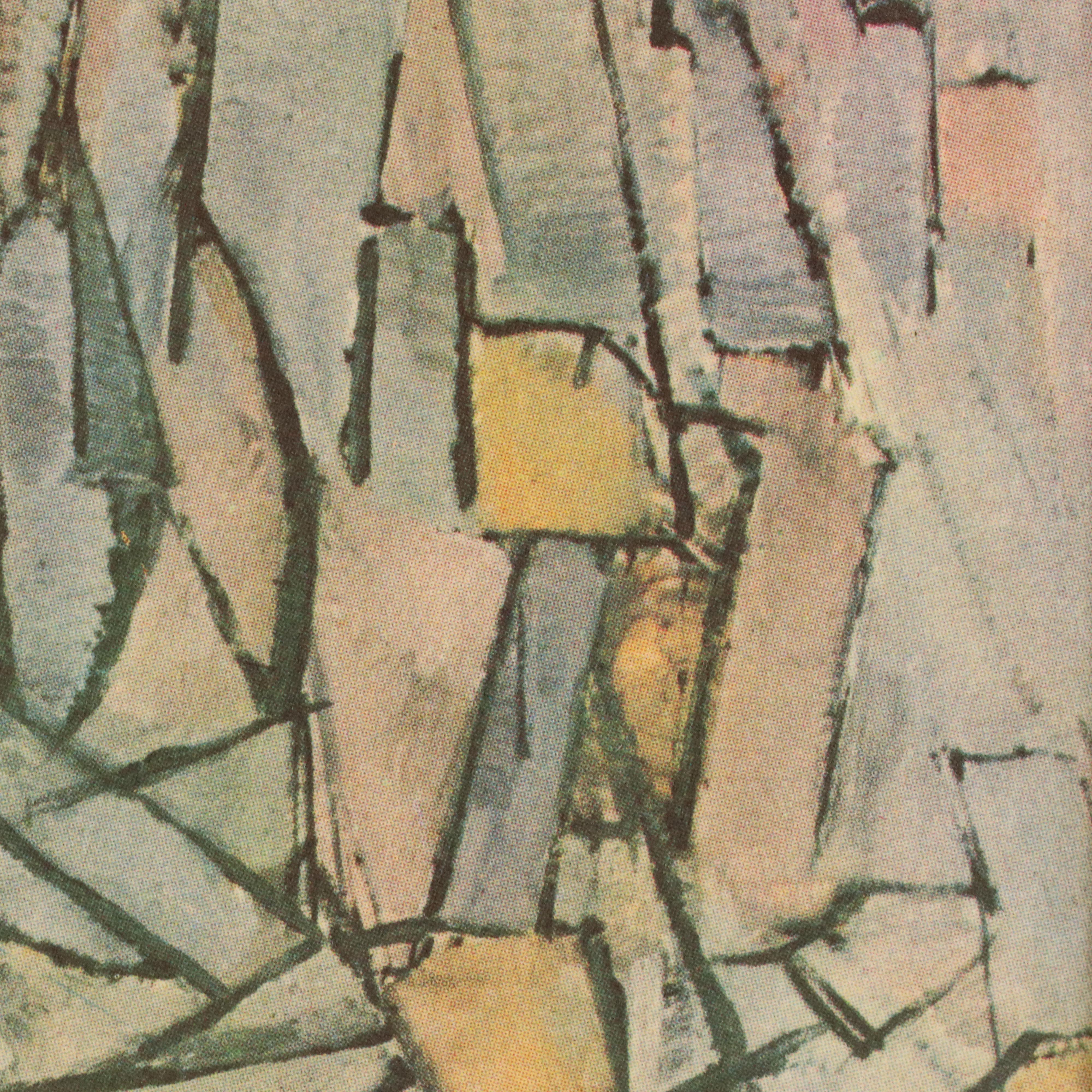 Pair of Bookplate Offset Lithographs After Piet Mondrian, Mid–Late 20th Century